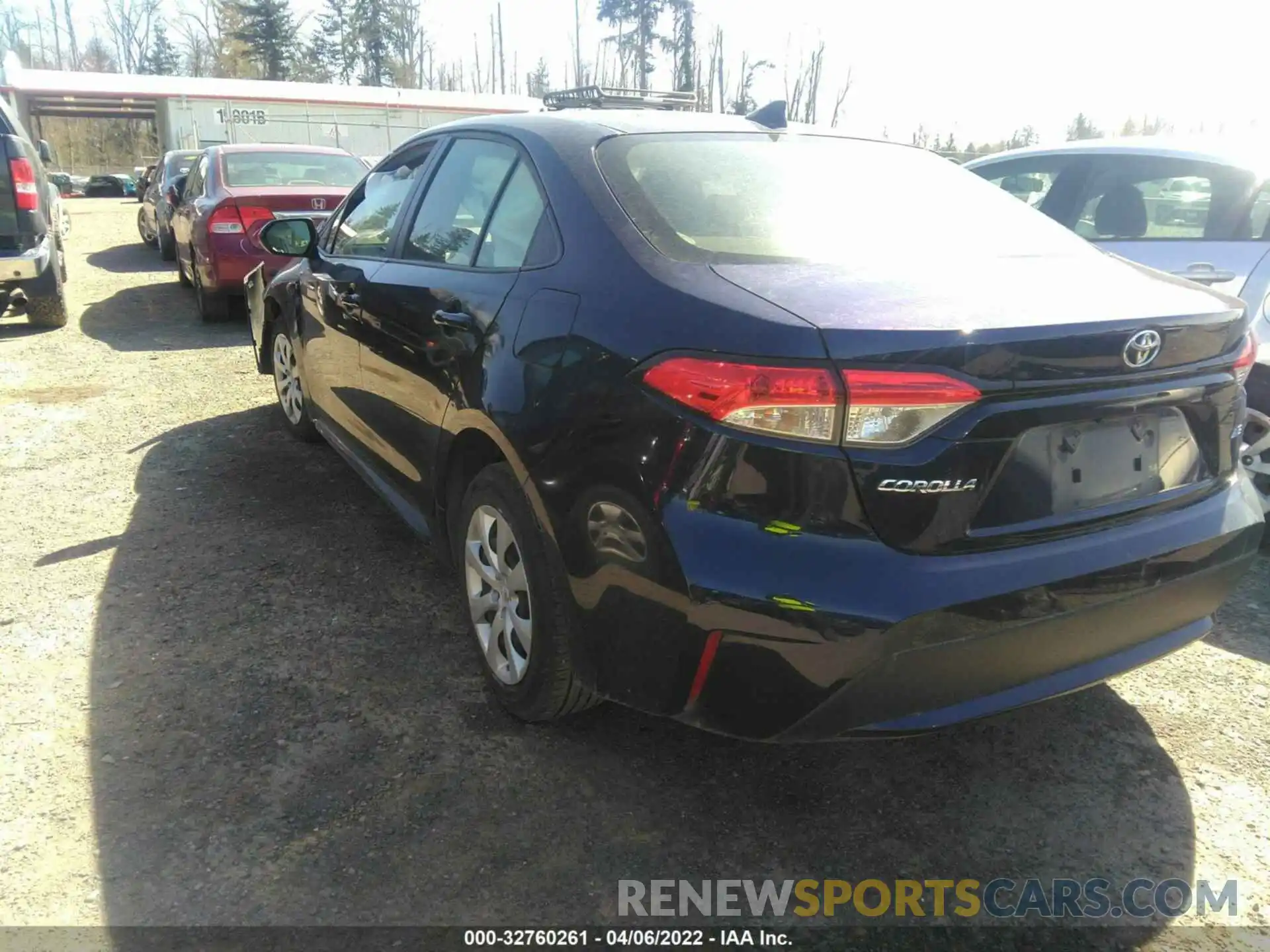 3 Photograph of a damaged car JTDEPRAEXLJ051827 TOYOTA COROLLA 2020