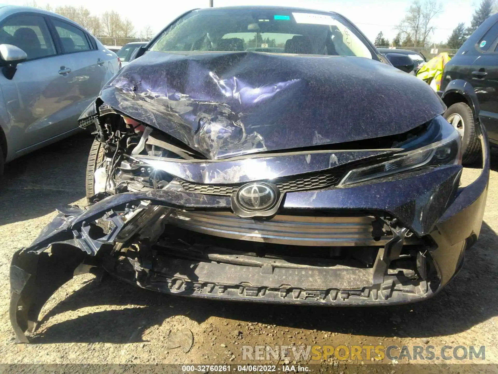 6 Photograph of a damaged car JTDEPRAEXLJ051827 TOYOTA COROLLA 2020