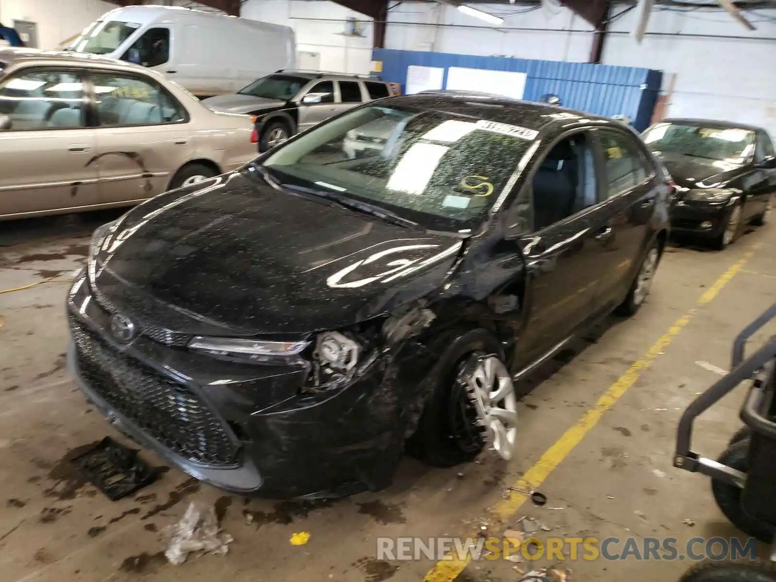 2 Photograph of a damaged car JTDEPRAEXLJ051911 TOYOTA COROLLA 2020