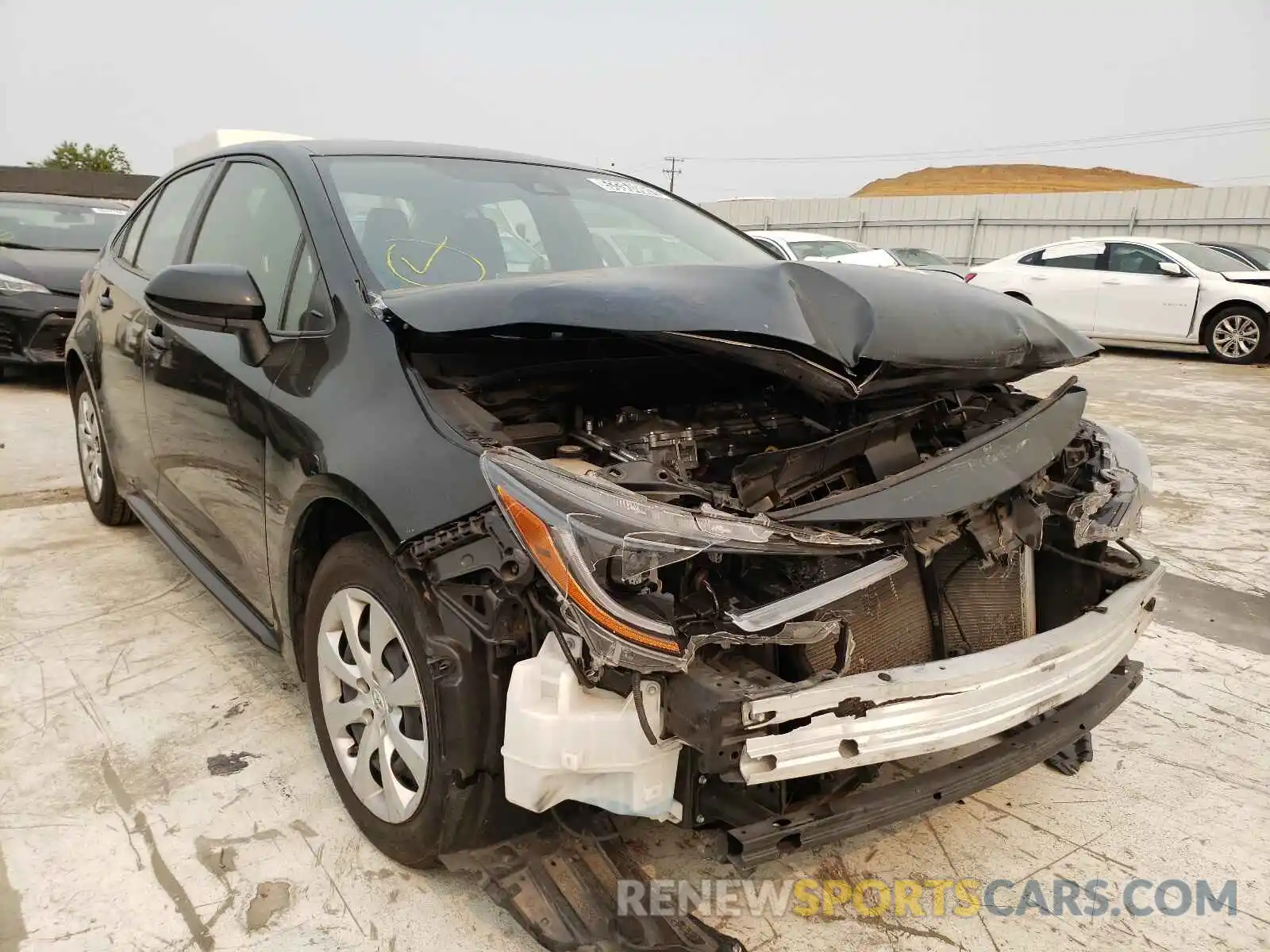 1 Photograph of a damaged car JTDEPRAEXLJ052007 TOYOTA COROLLA 2020