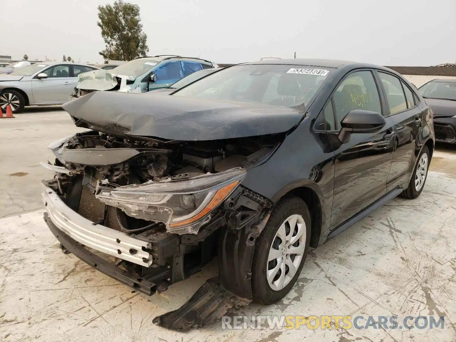 2 Photograph of a damaged car JTDEPRAEXLJ052007 TOYOTA COROLLA 2020