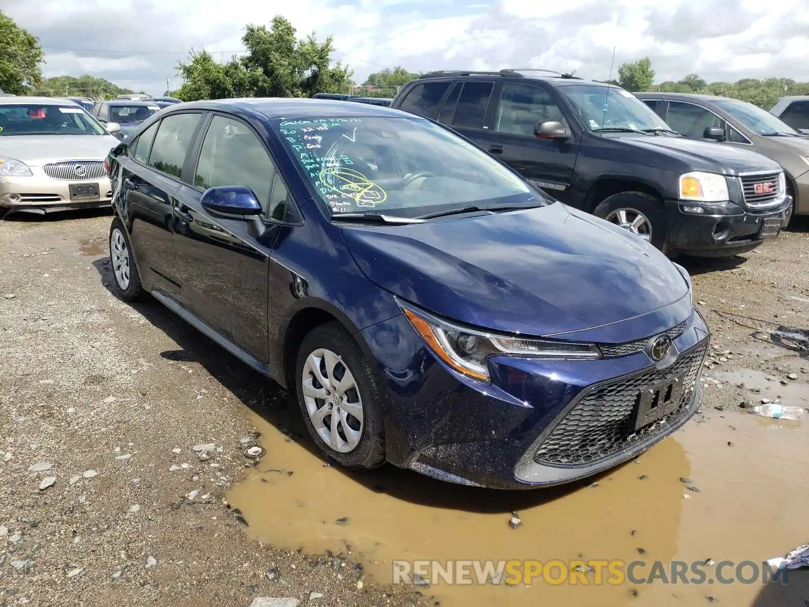 1 Photograph of a damaged car JTDEPRAEXLJ052167 TOYOTA COROLLA 2020