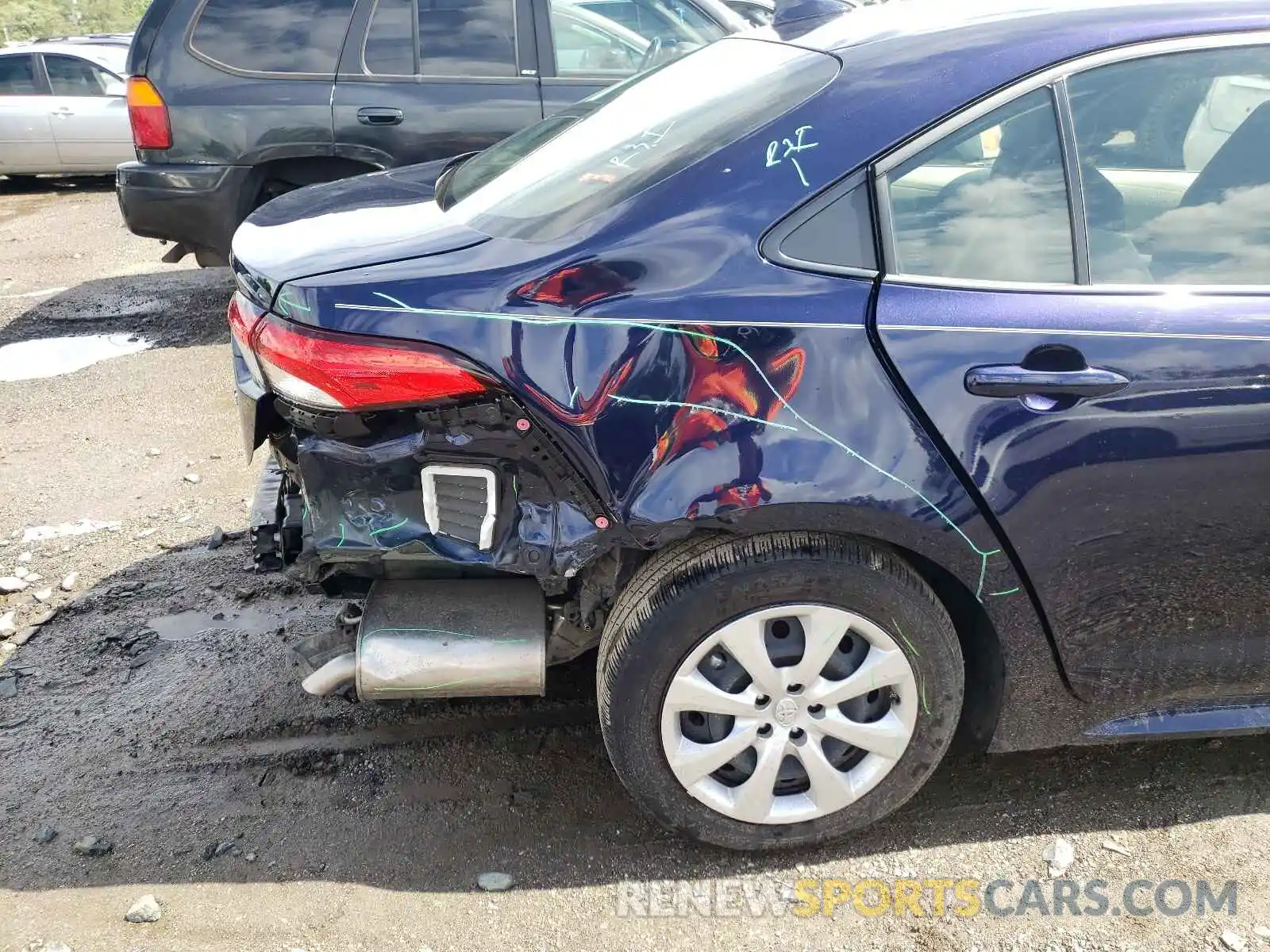 9 Photograph of a damaged car JTDEPRAEXLJ052167 TOYOTA COROLLA 2020