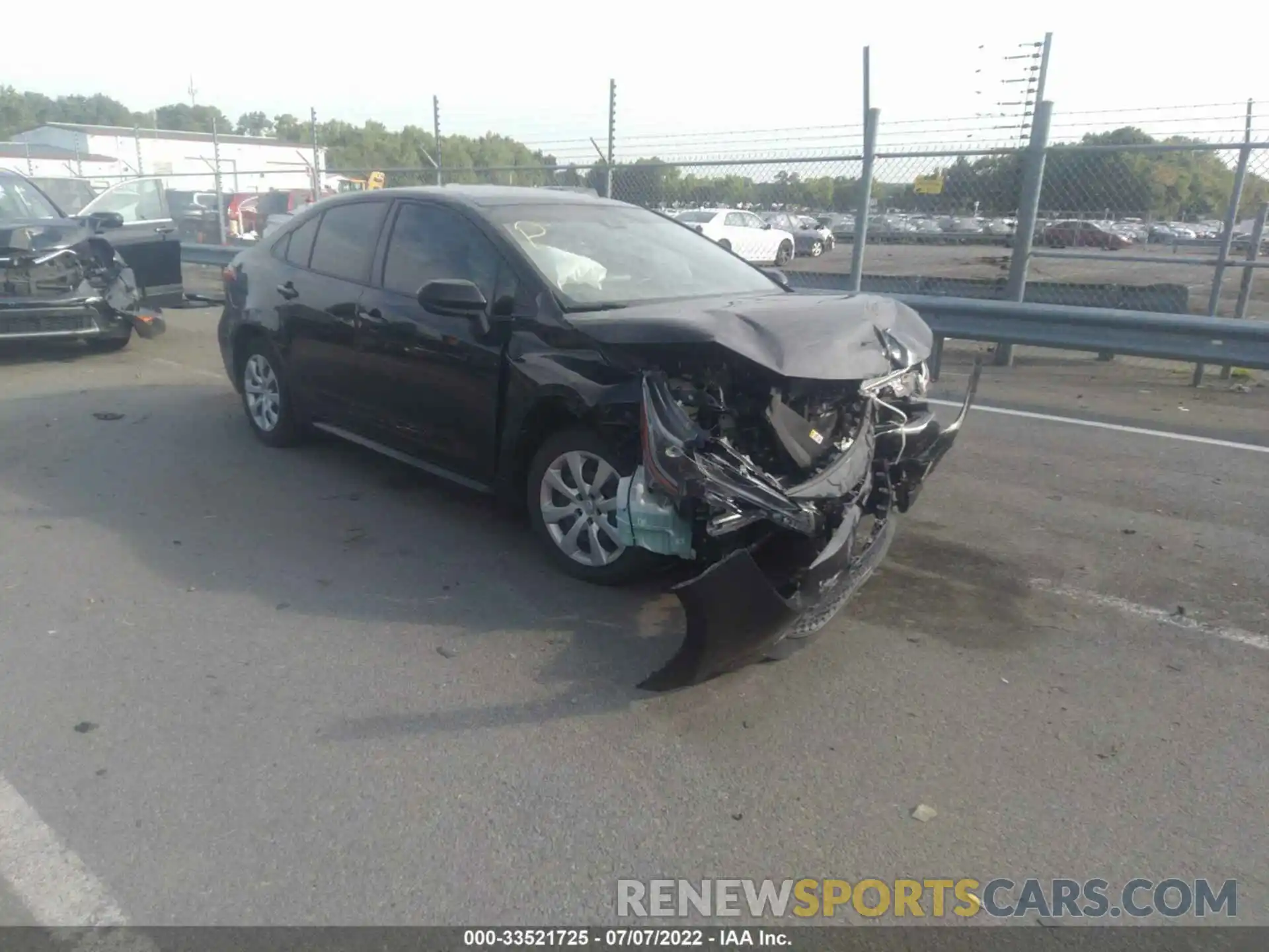 1 Photograph of a damaged car JTDEPRAEXLJ052413 TOYOTA COROLLA 2020