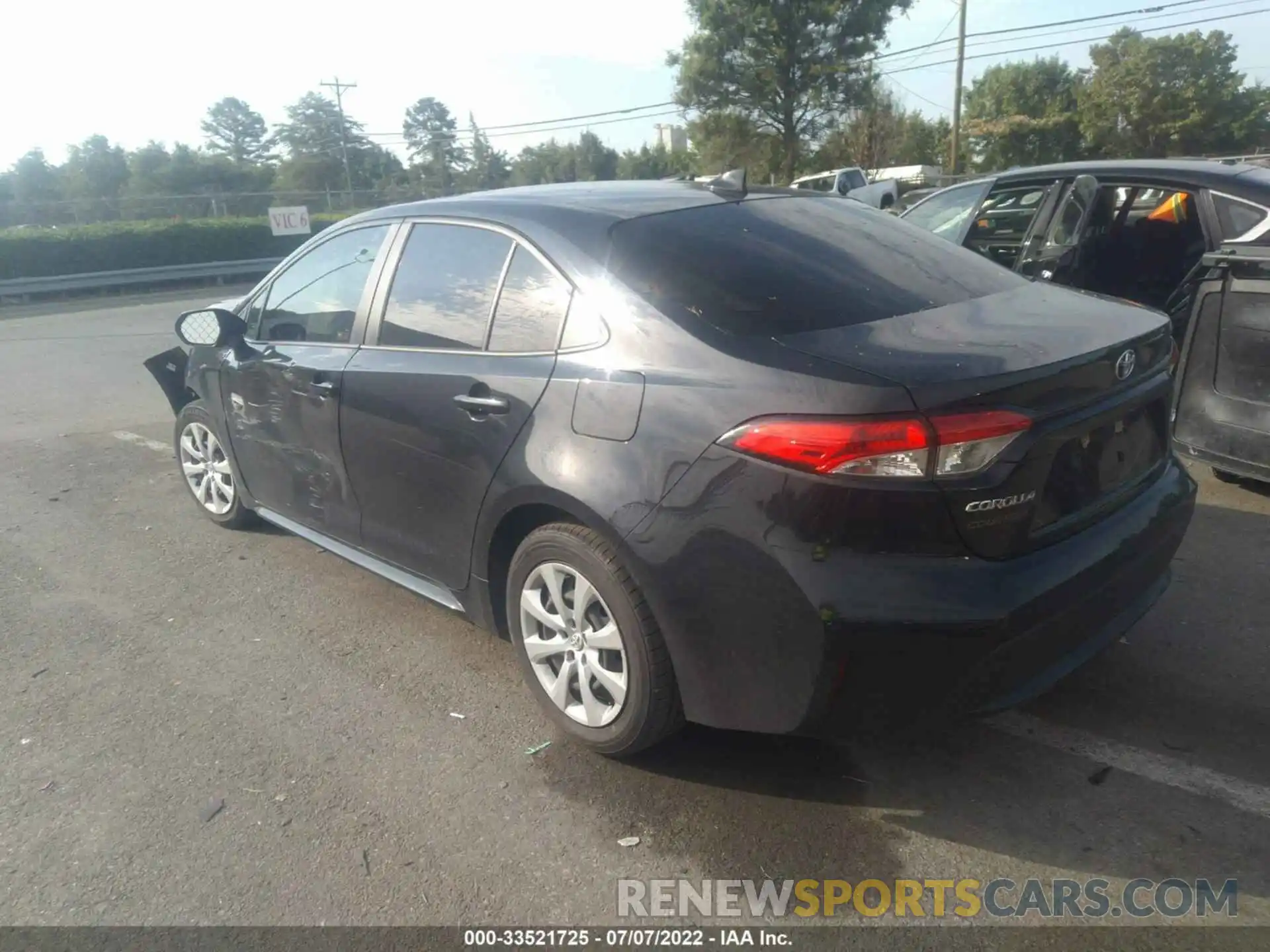 3 Photograph of a damaged car JTDEPRAEXLJ052413 TOYOTA COROLLA 2020