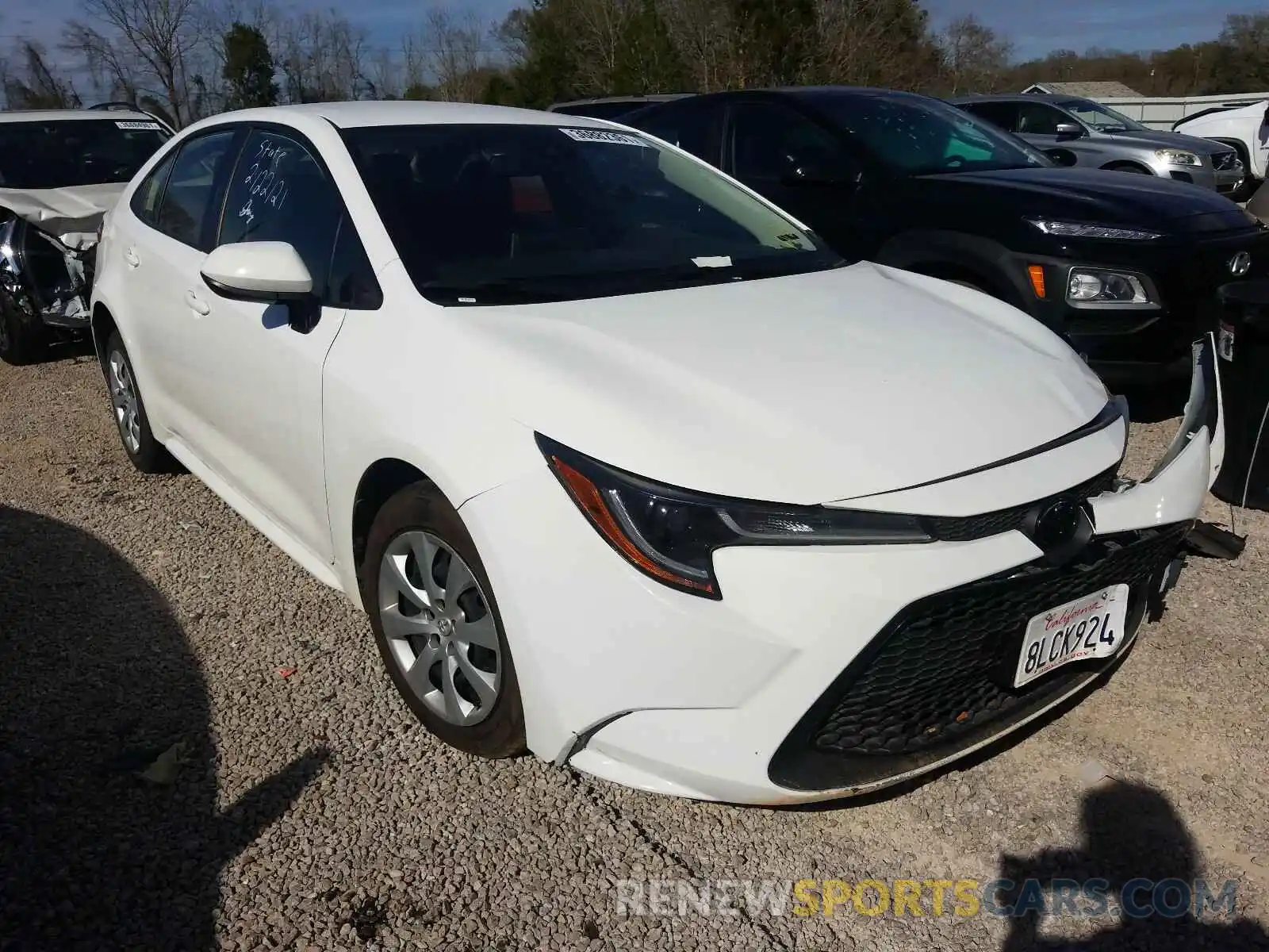 1 Photograph of a damaged car JTDEPRAEXLJ052718 TOYOTA COROLLA 2020