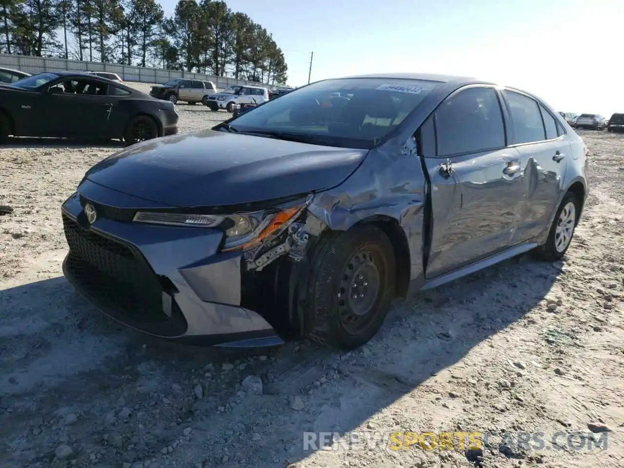 2 Photograph of a damaged car JTDEPRAEXLJ053352 TOYOTA COROLLA 2020