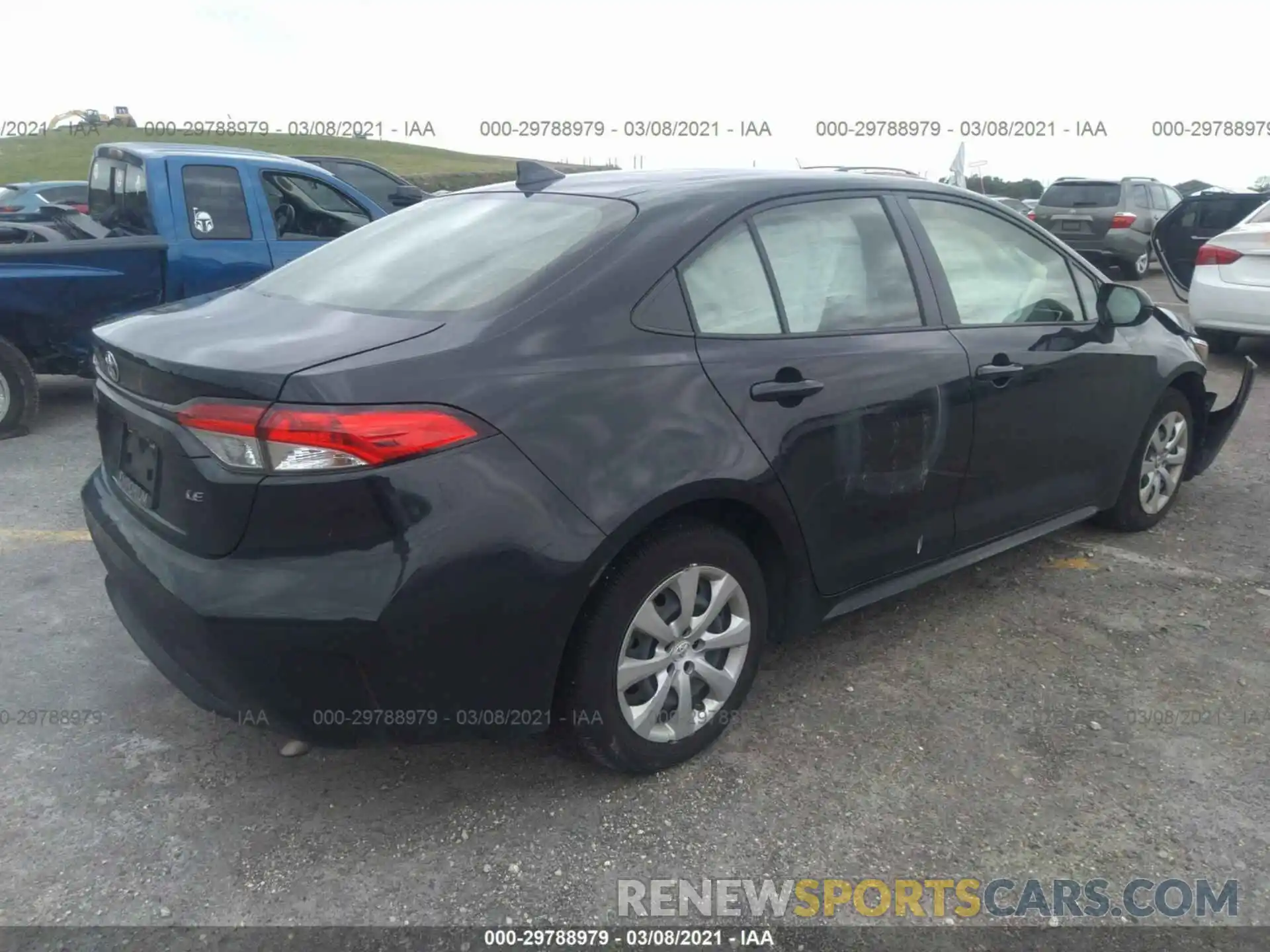 4 Photograph of a damaged car JTDEPRAEXLJ053688 TOYOTA COROLLA 2020