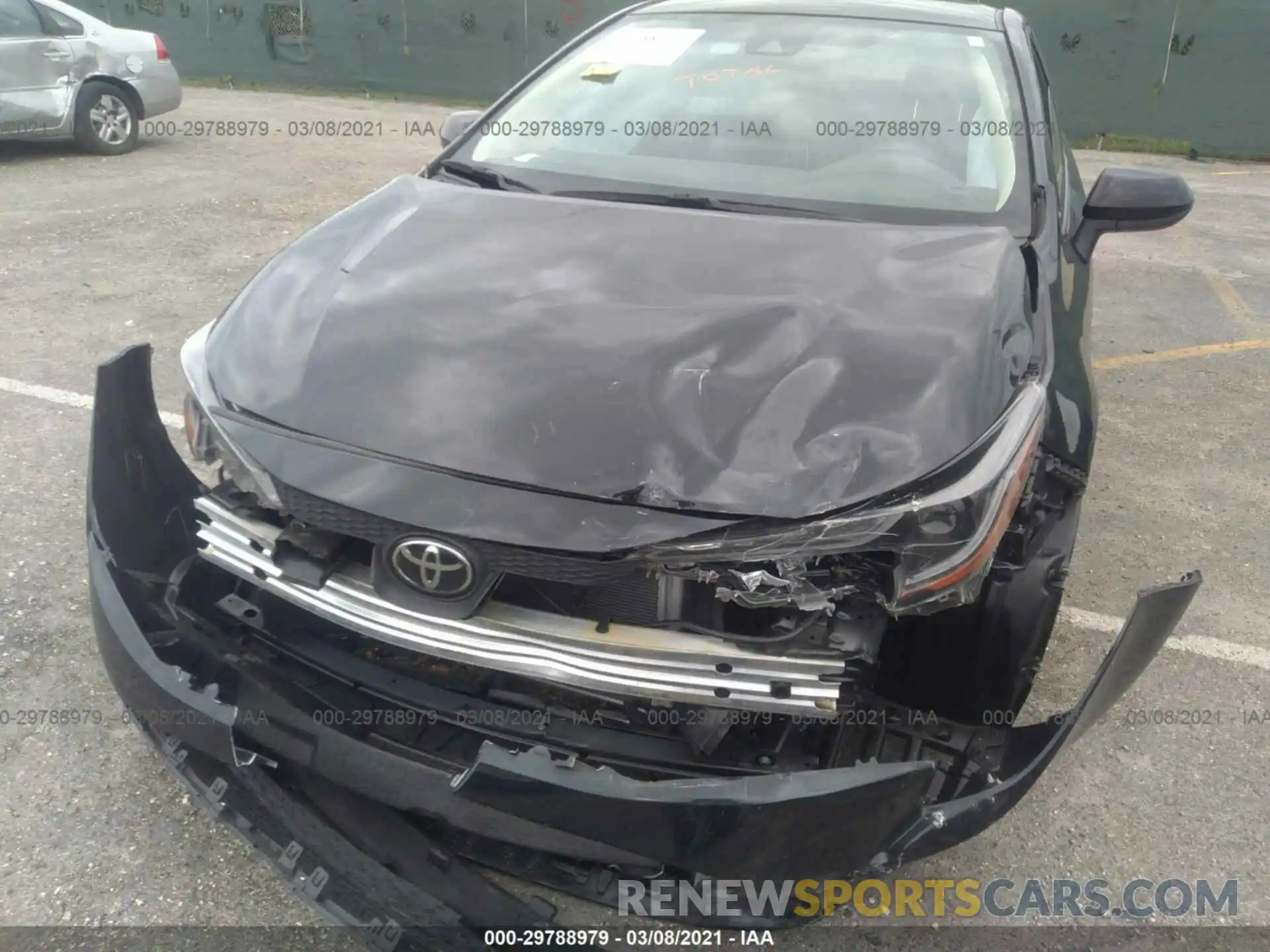 6 Photograph of a damaged car JTDEPRAEXLJ053688 TOYOTA COROLLA 2020