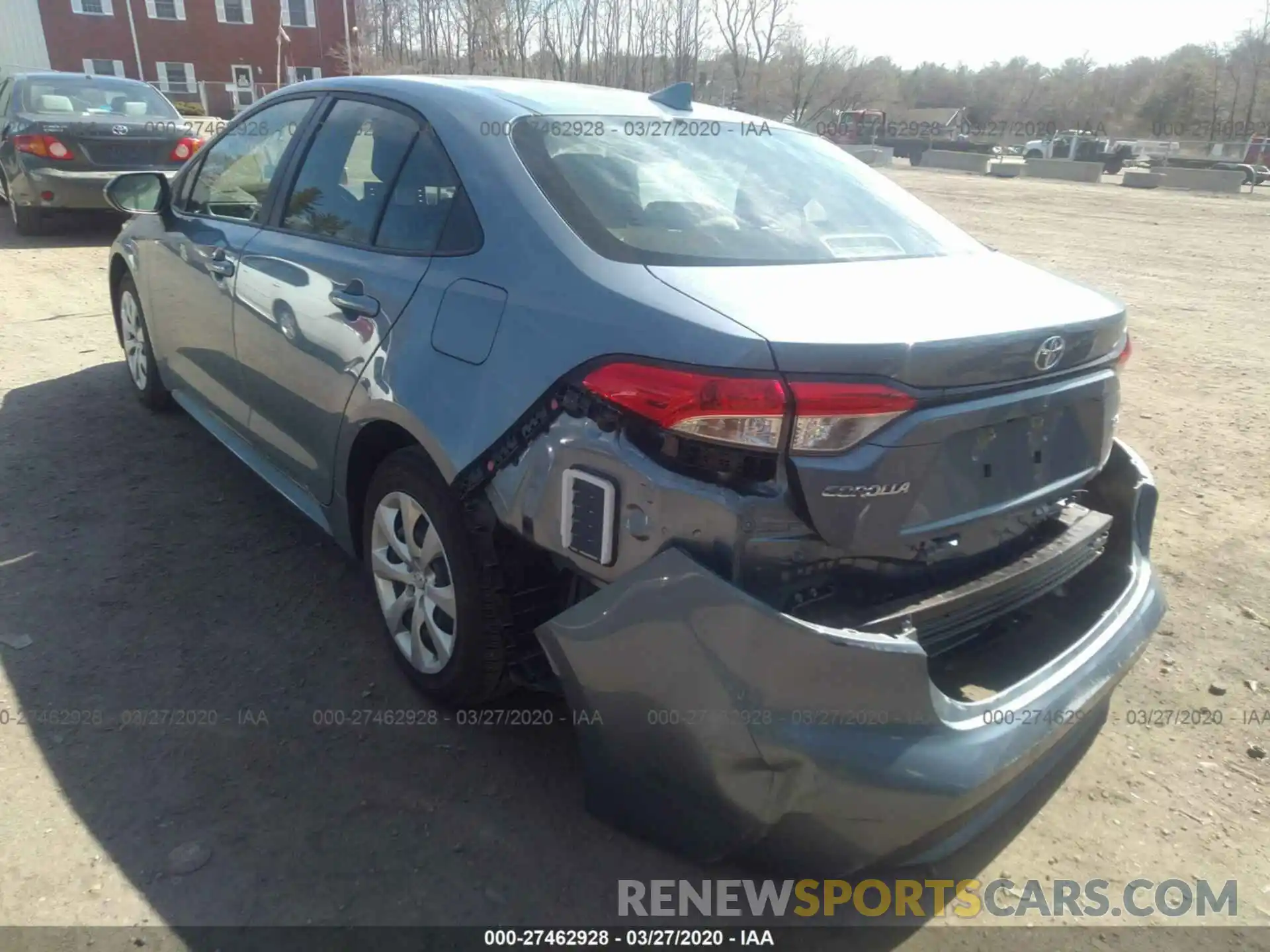 3 Photograph of a damaged car JTDEPRAEXLJ054131 TOYOTA COROLLA 2020