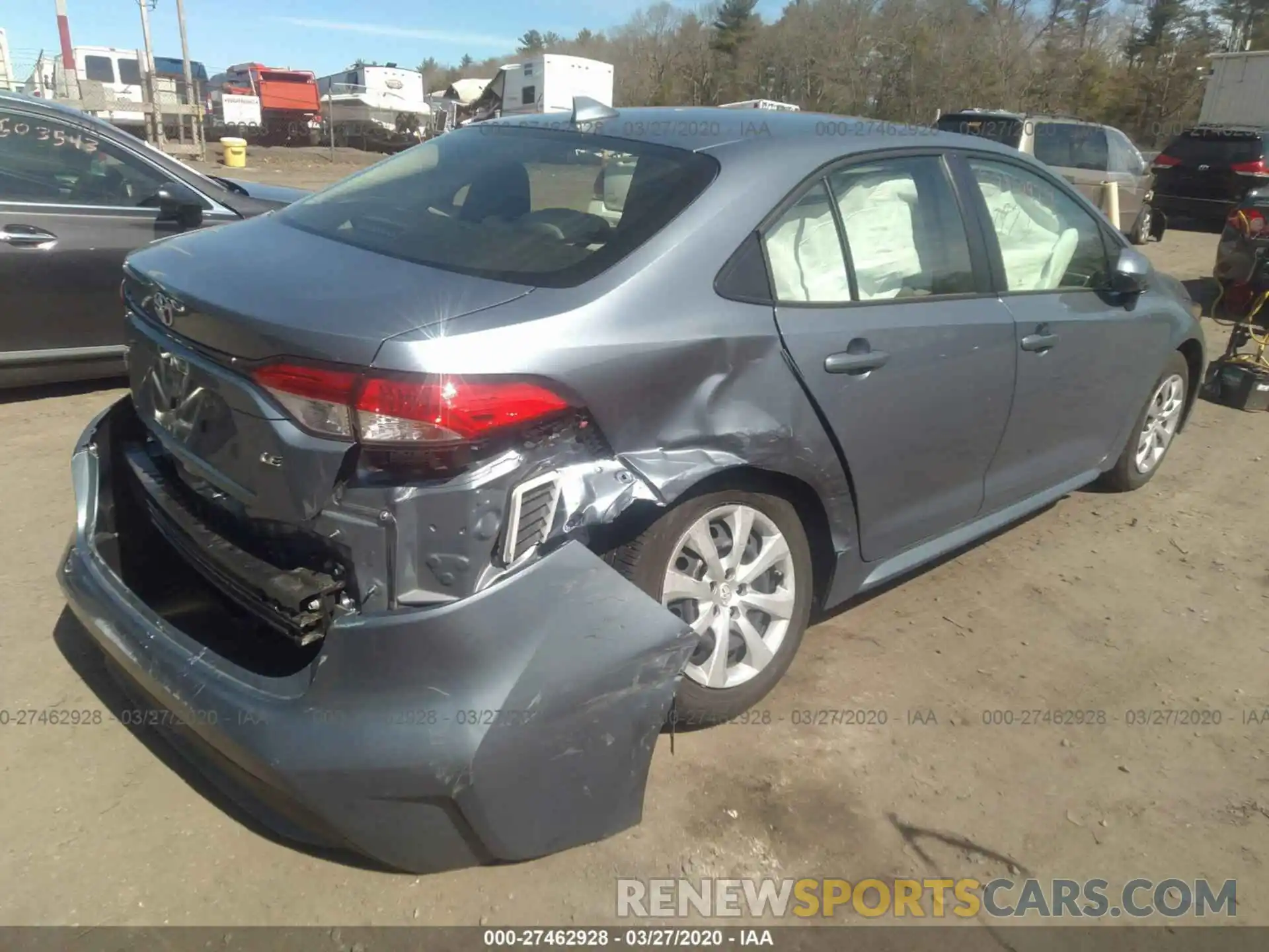 4 Photograph of a damaged car JTDEPRAEXLJ054131 TOYOTA COROLLA 2020