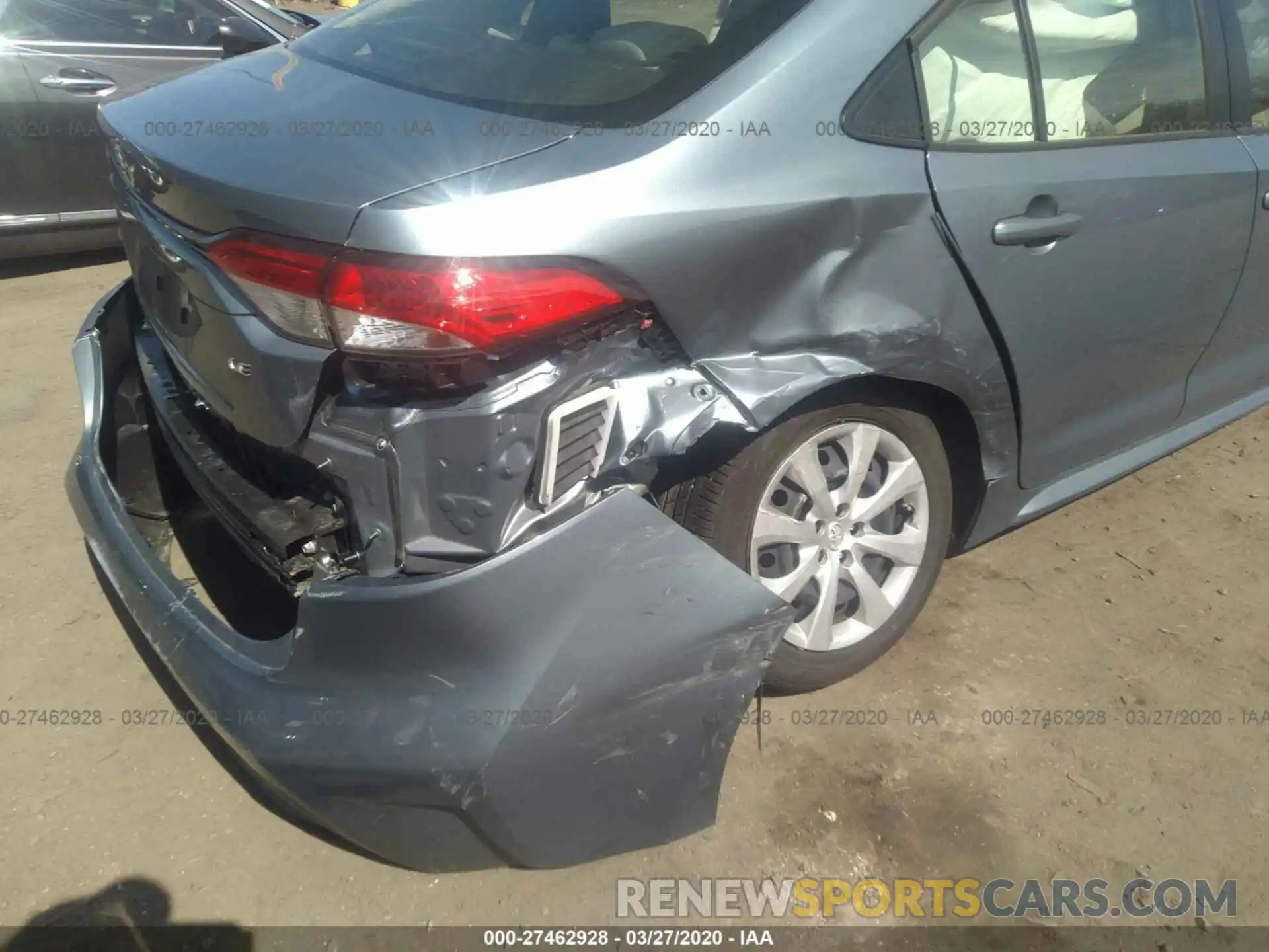 6 Photograph of a damaged car JTDEPRAEXLJ054131 TOYOTA COROLLA 2020