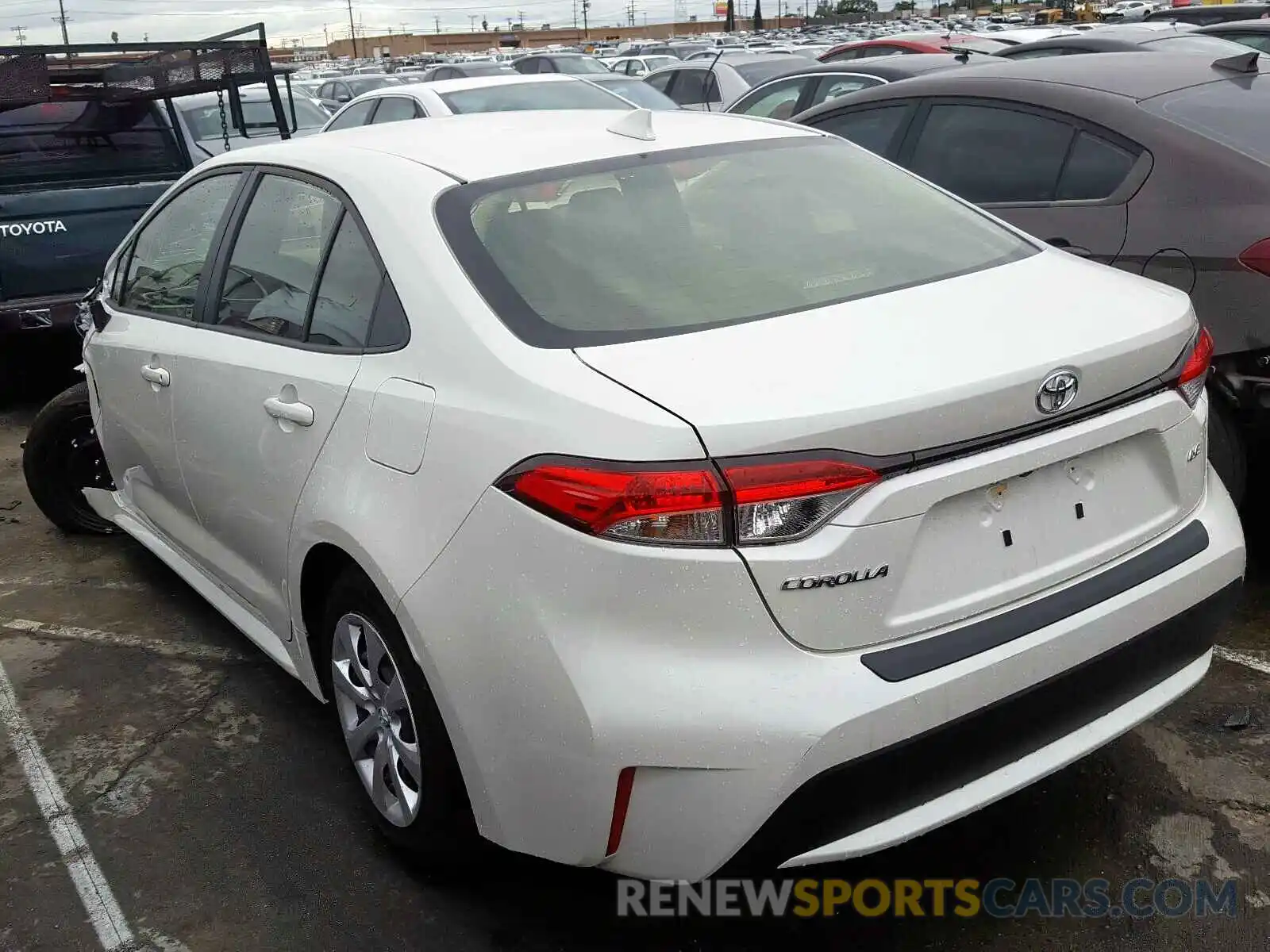 3 Photograph of a damaged car JTDEPRAEXLJ054744 TOYOTA COROLLA 2020