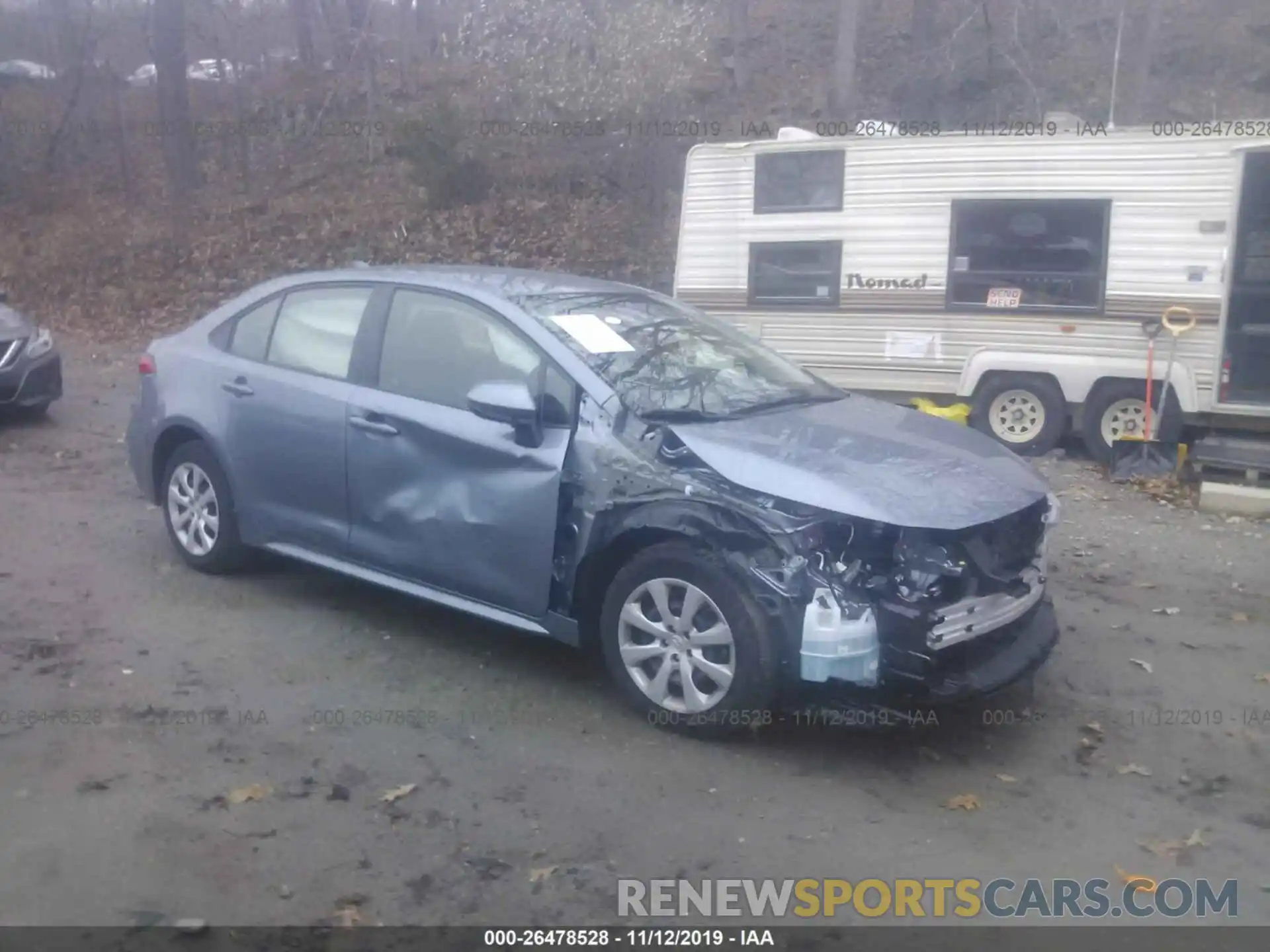 1 Photograph of a damaged car JTDEPRAEXLJ055005 TOYOTA COROLLA 2020