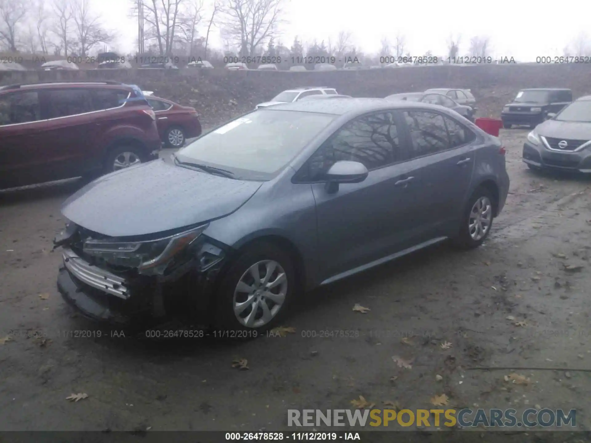 2 Photograph of a damaged car JTDEPRAEXLJ055005 TOYOTA COROLLA 2020