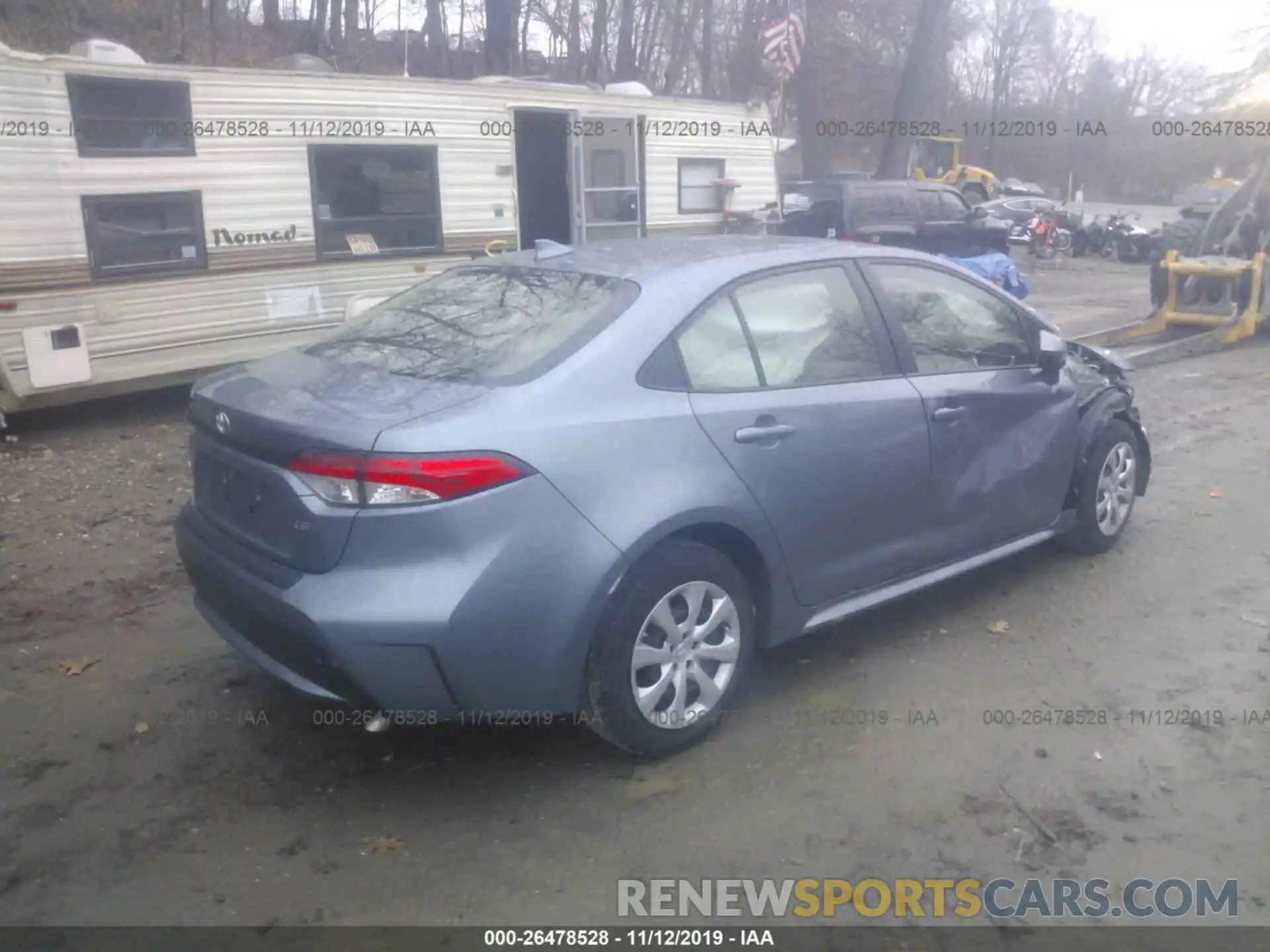 4 Photograph of a damaged car JTDEPRAEXLJ055005 TOYOTA COROLLA 2020