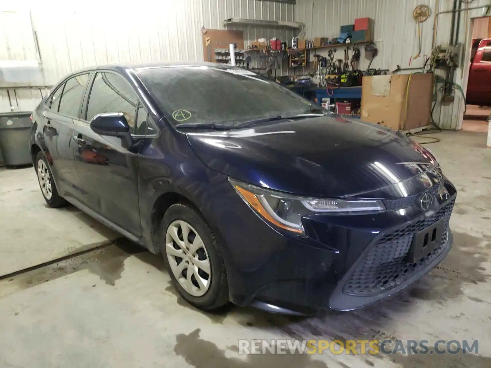 1 Photograph of a damaged car JTDEPRAEXLJ055327 TOYOTA COROLLA 2020