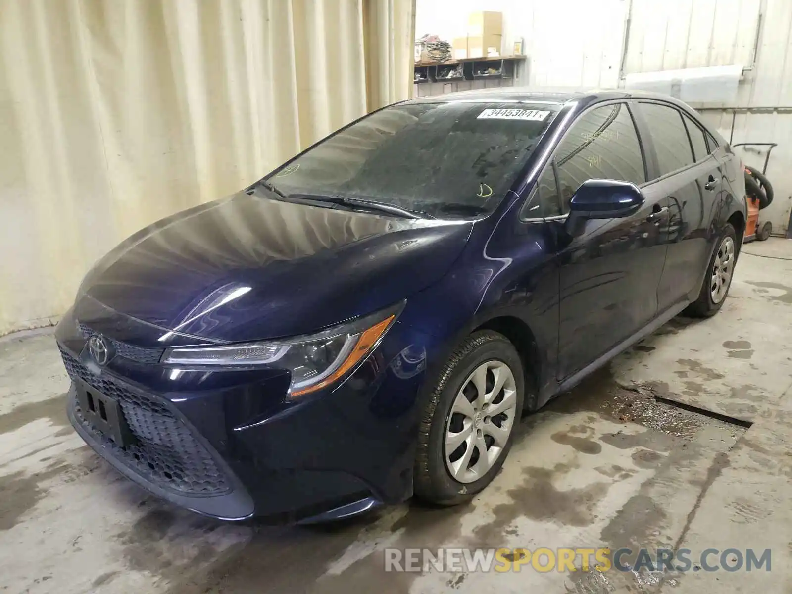 2 Photograph of a damaged car JTDEPRAEXLJ055327 TOYOTA COROLLA 2020