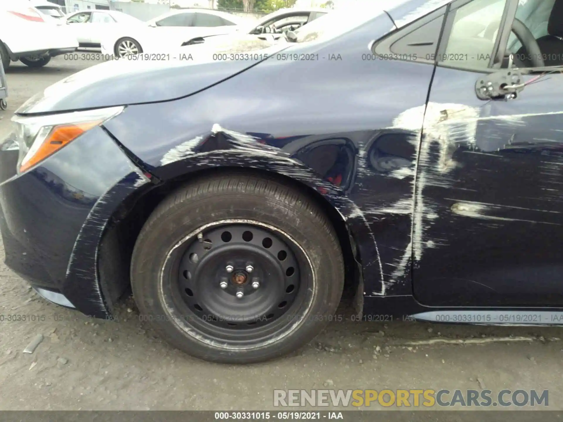 6 Photograph of a damaged car JTDEPRAEXLJ055375 TOYOTA COROLLA 2020