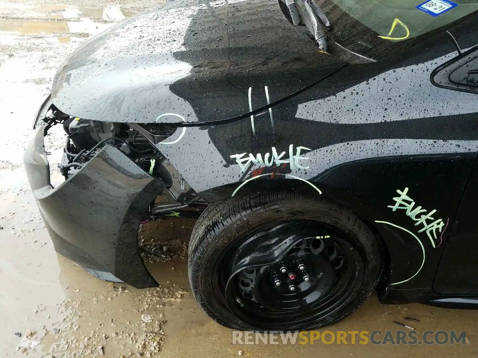 9 Photograph of a damaged car JTDEPRAEXLJ055666 TOYOTA COROLLA 2020