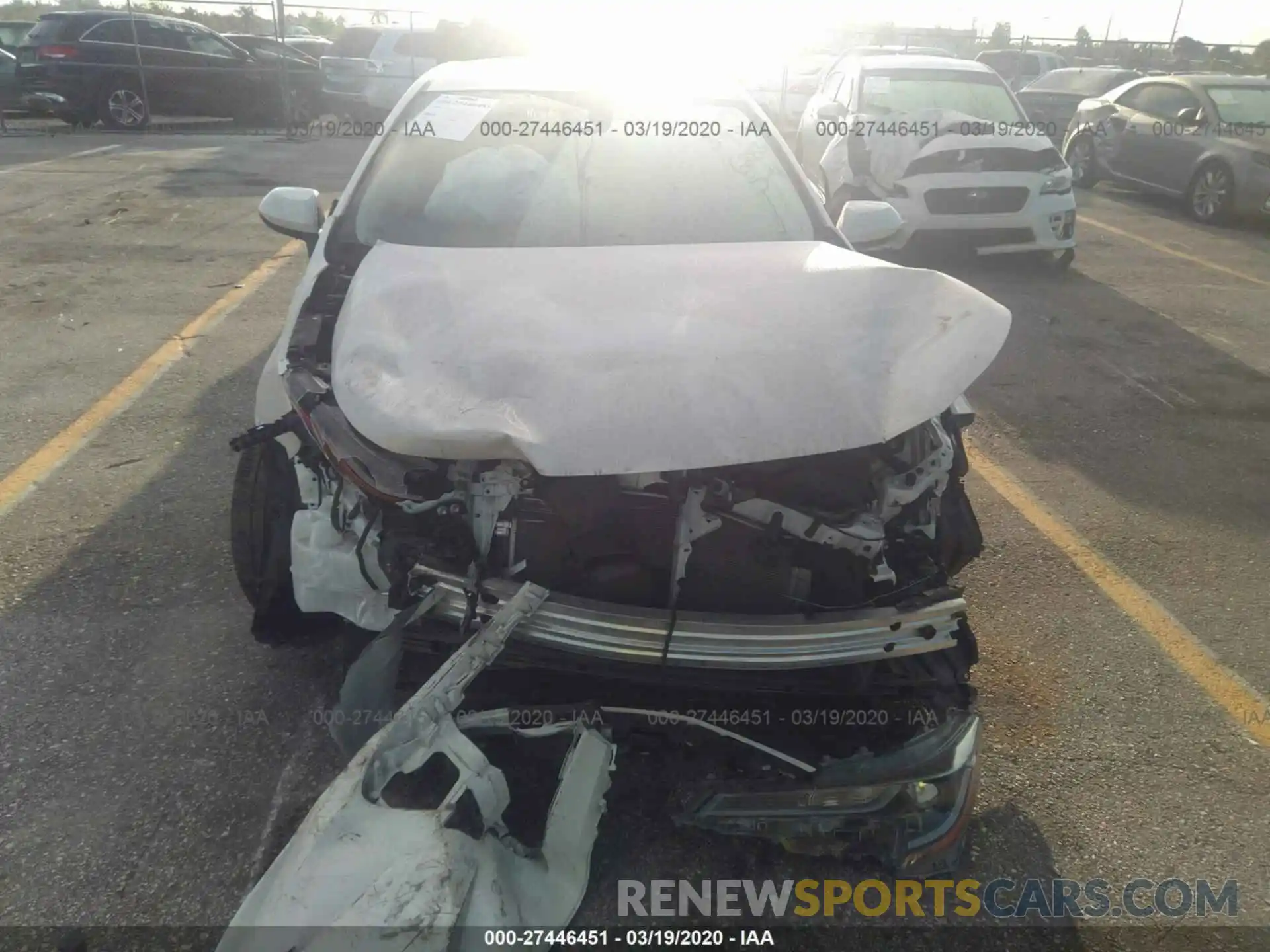 6 Photograph of a damaged car JTDEPRAEXLJ056283 TOYOTA COROLLA 2020