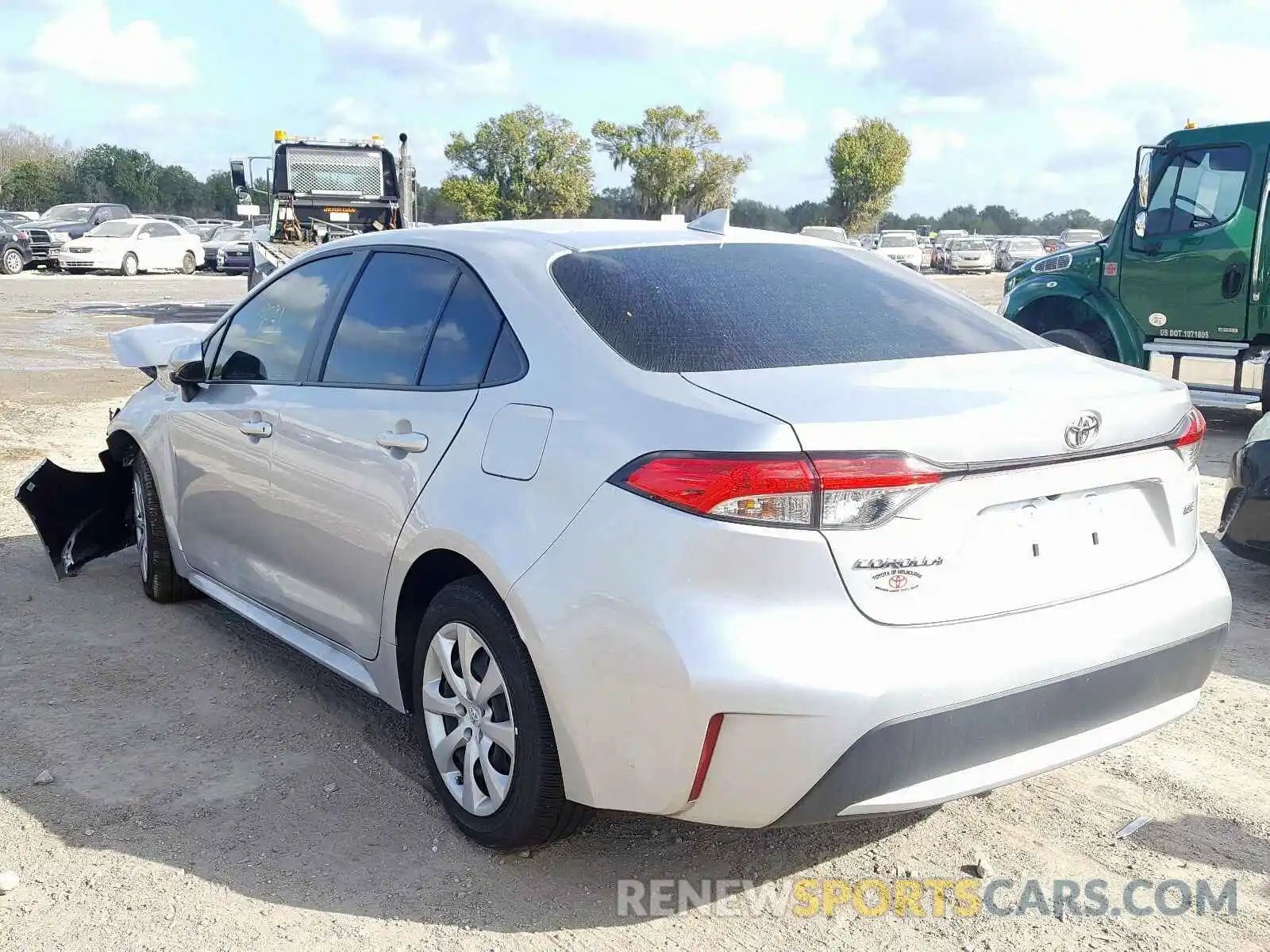 3 Photograph of a damaged car JTDEPRAEXLJ056350 TOYOTA COROLLA 2020