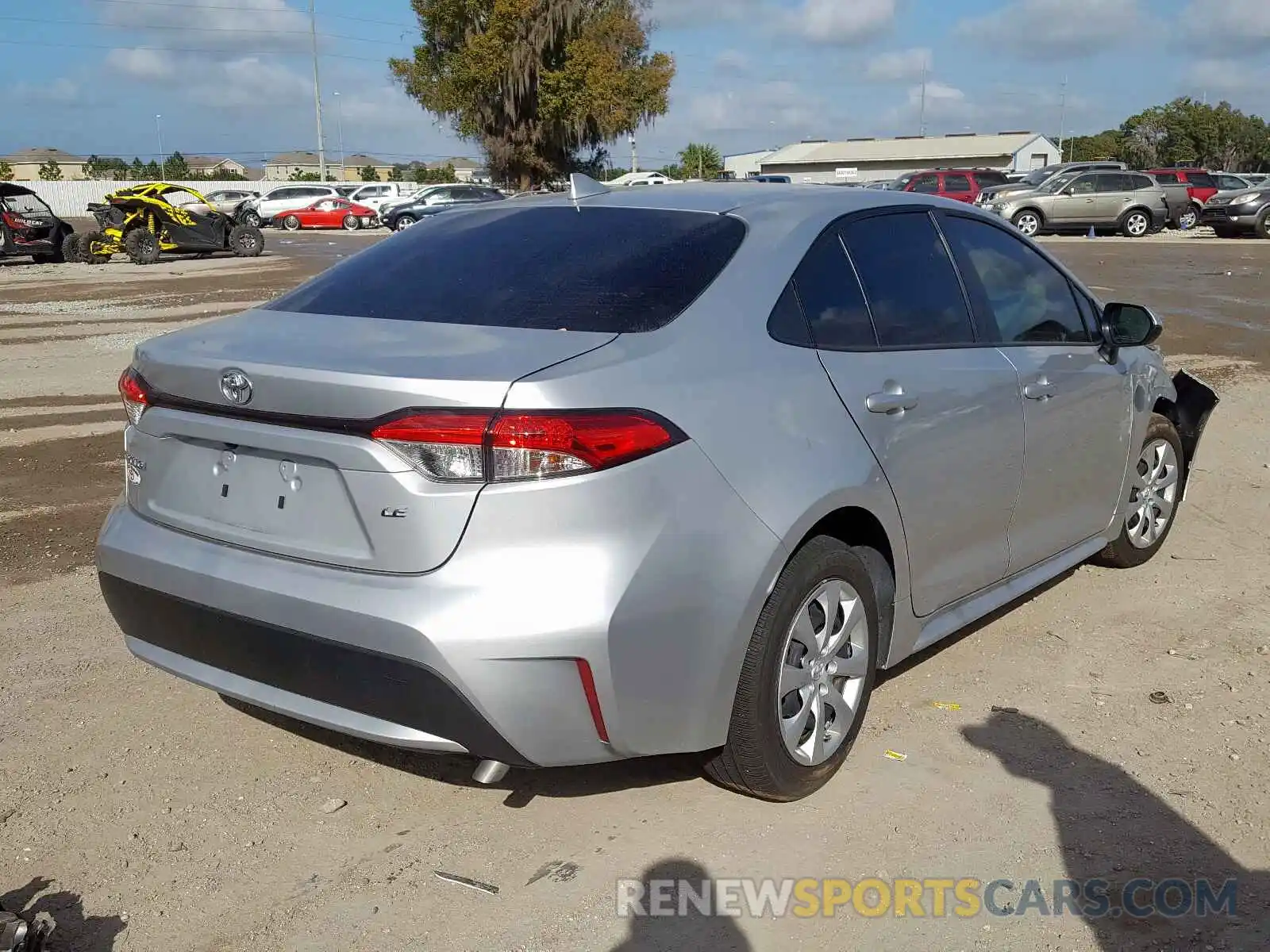 4 Photograph of a damaged car JTDEPRAEXLJ056350 TOYOTA COROLLA 2020