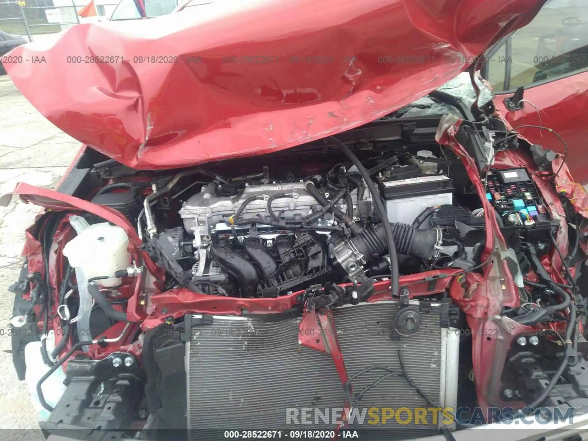 10 Фотография поврежденного автомобиля JTDEPRAEXLJ056560 TOYOTA COROLLA 2020