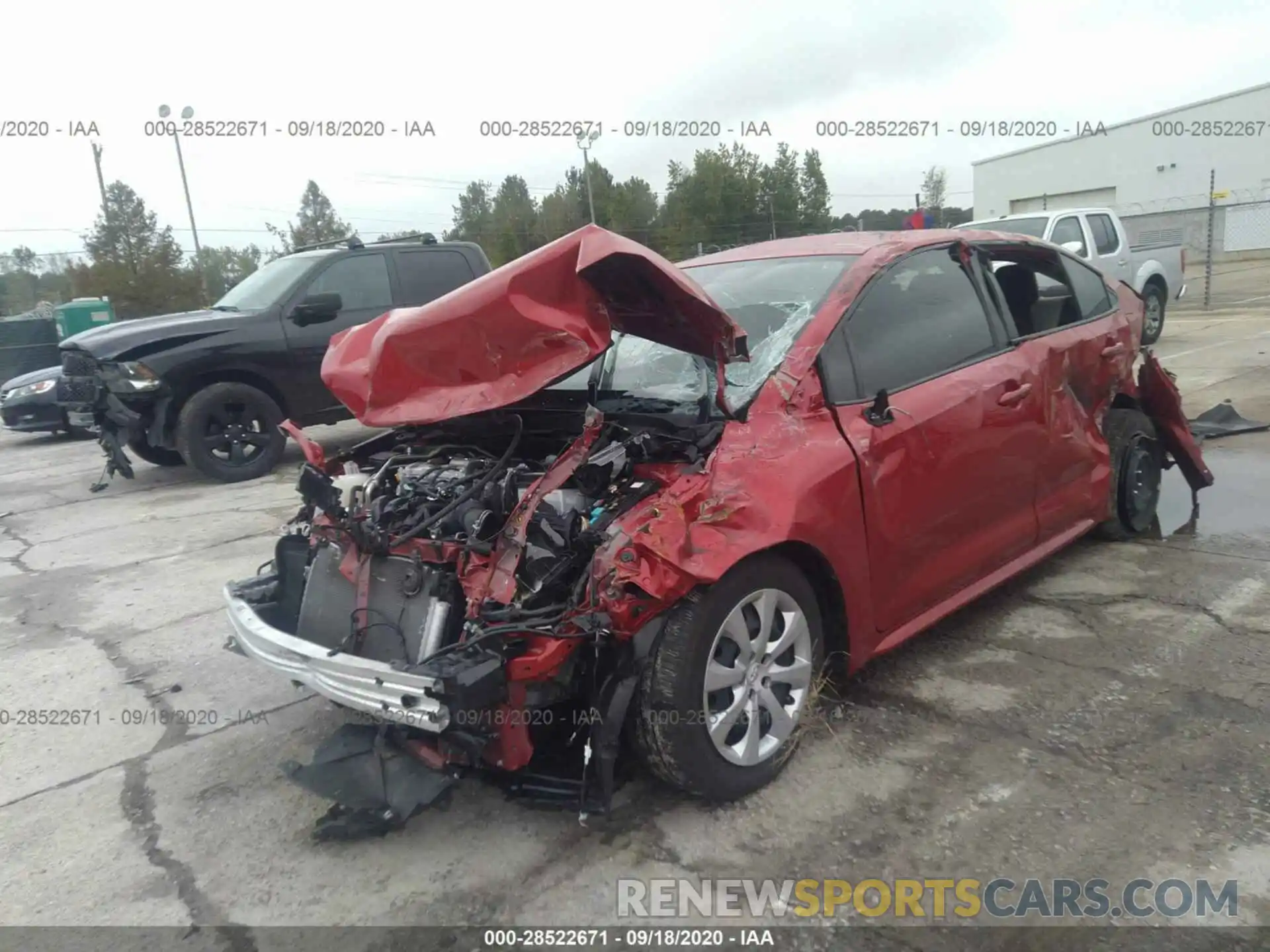 2 Фотография поврежденного автомобиля JTDEPRAEXLJ056560 TOYOTA COROLLA 2020