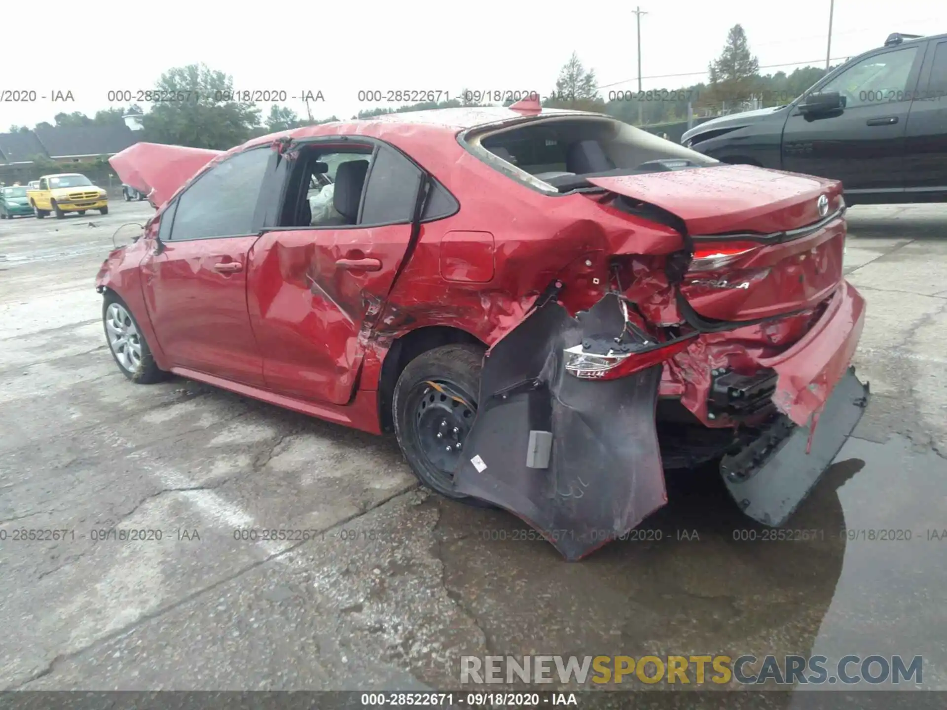 3 Фотография поврежденного автомобиля JTDEPRAEXLJ056560 TOYOTA COROLLA 2020