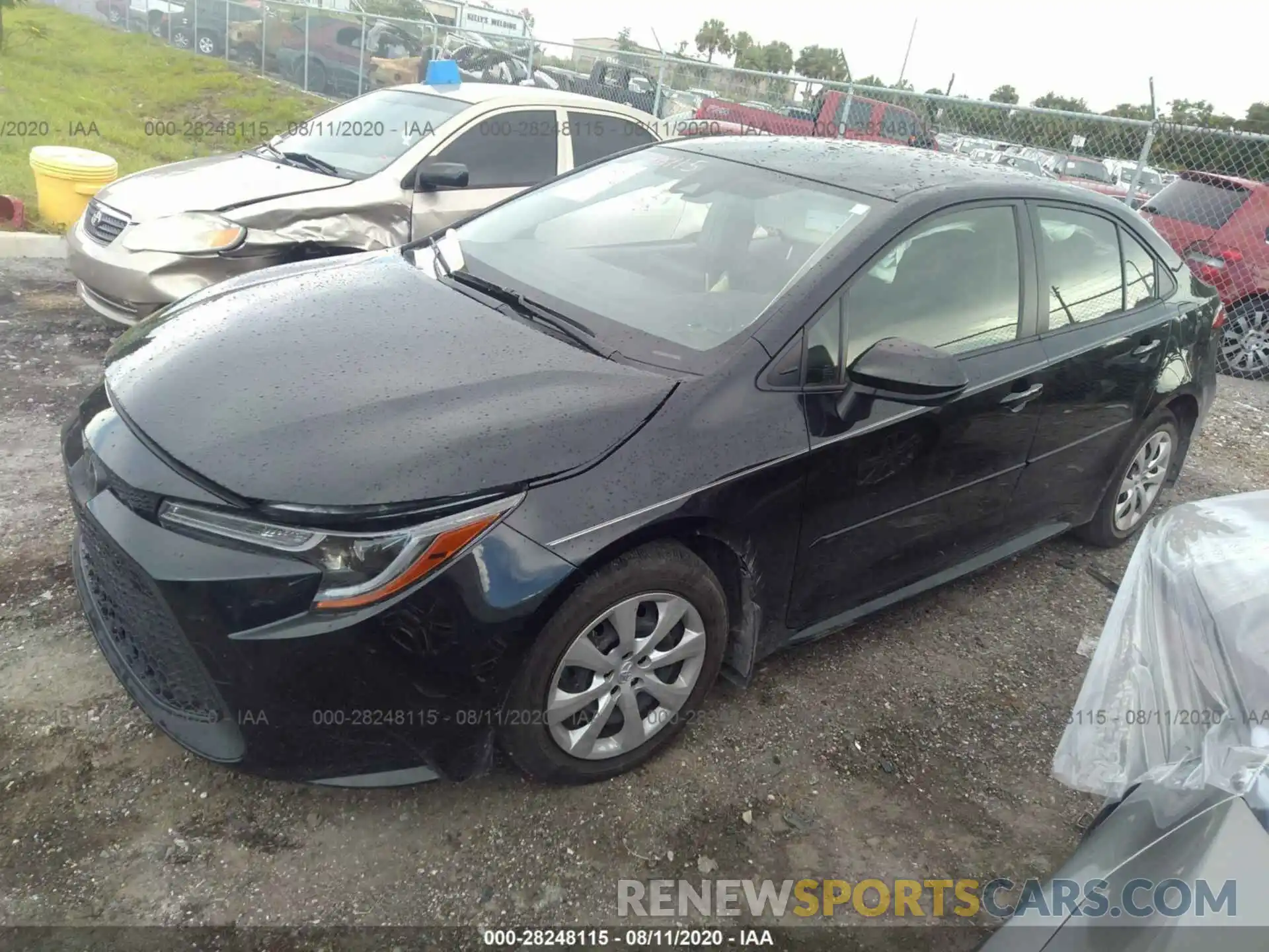 2 Photograph of a damaged car JTDEPRAEXLJ056803 TOYOTA COROLLA 2020