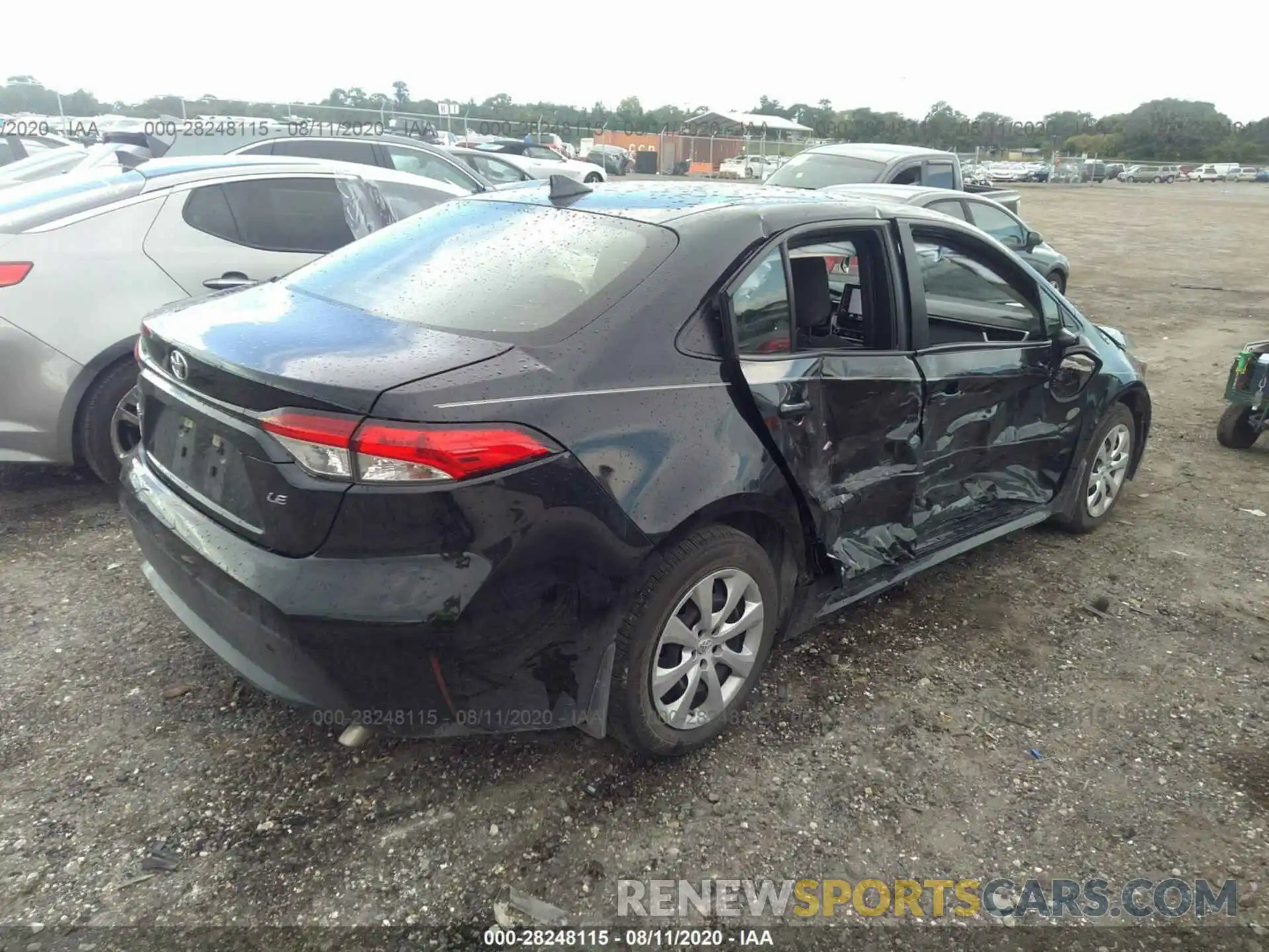 4 Photograph of a damaged car JTDEPRAEXLJ056803 TOYOTA COROLLA 2020