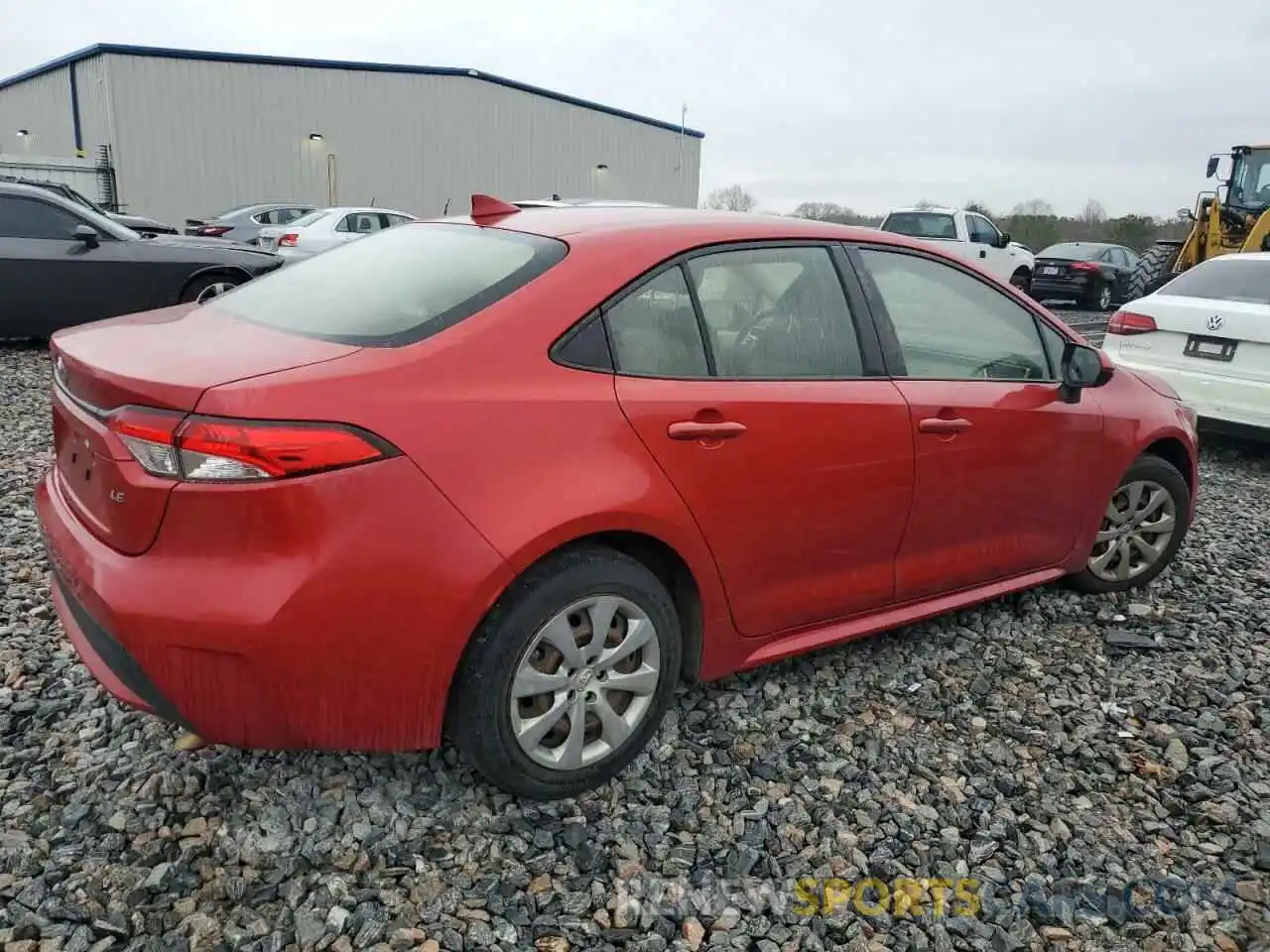 3 Photograph of a damaged car JTDEPRAEXLJ057417 TOYOTA COROLLA 2020