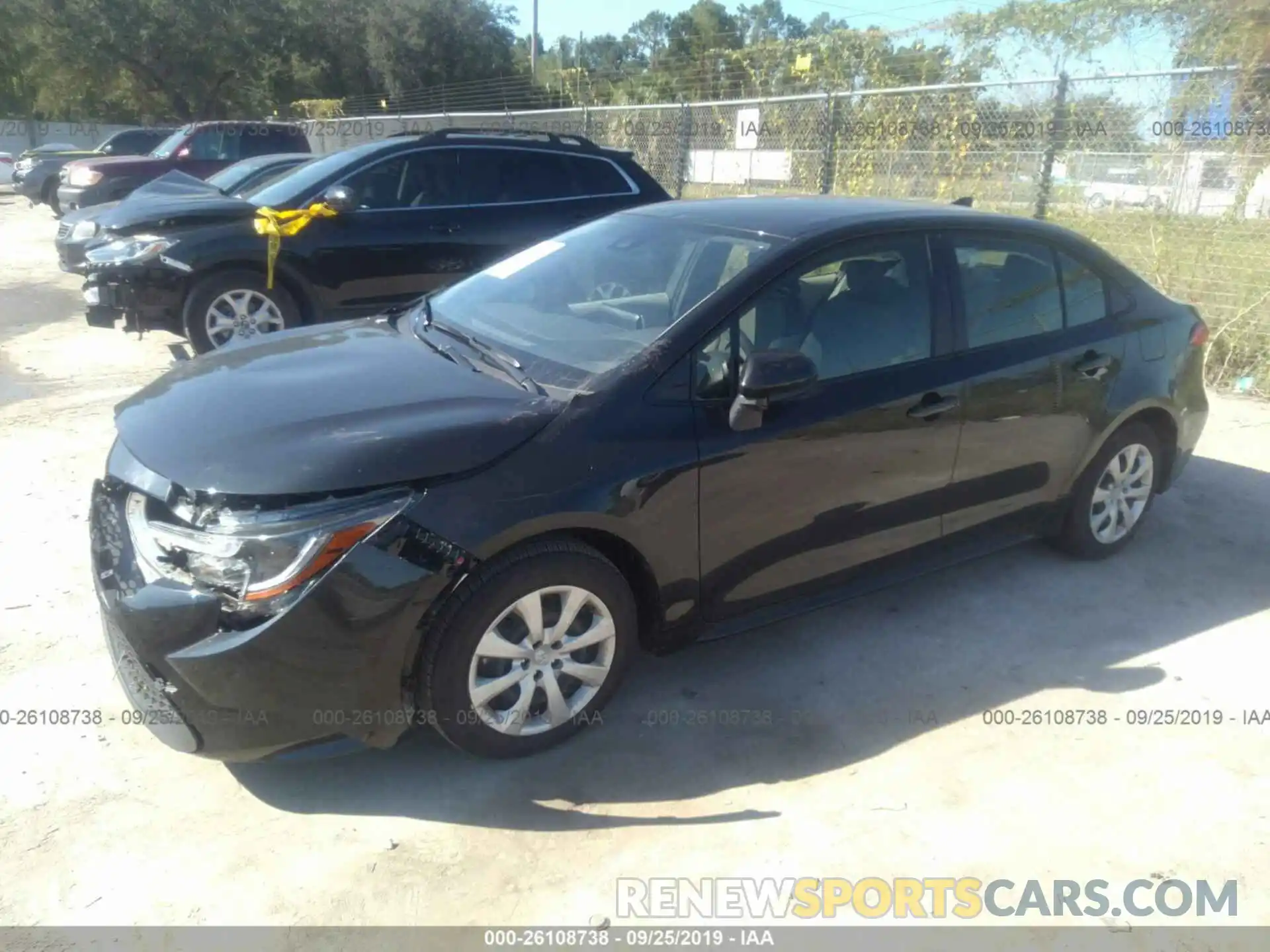 2 Photograph of a damaged car JTDEPRAEXLJ057708 TOYOTA COROLLA 2020