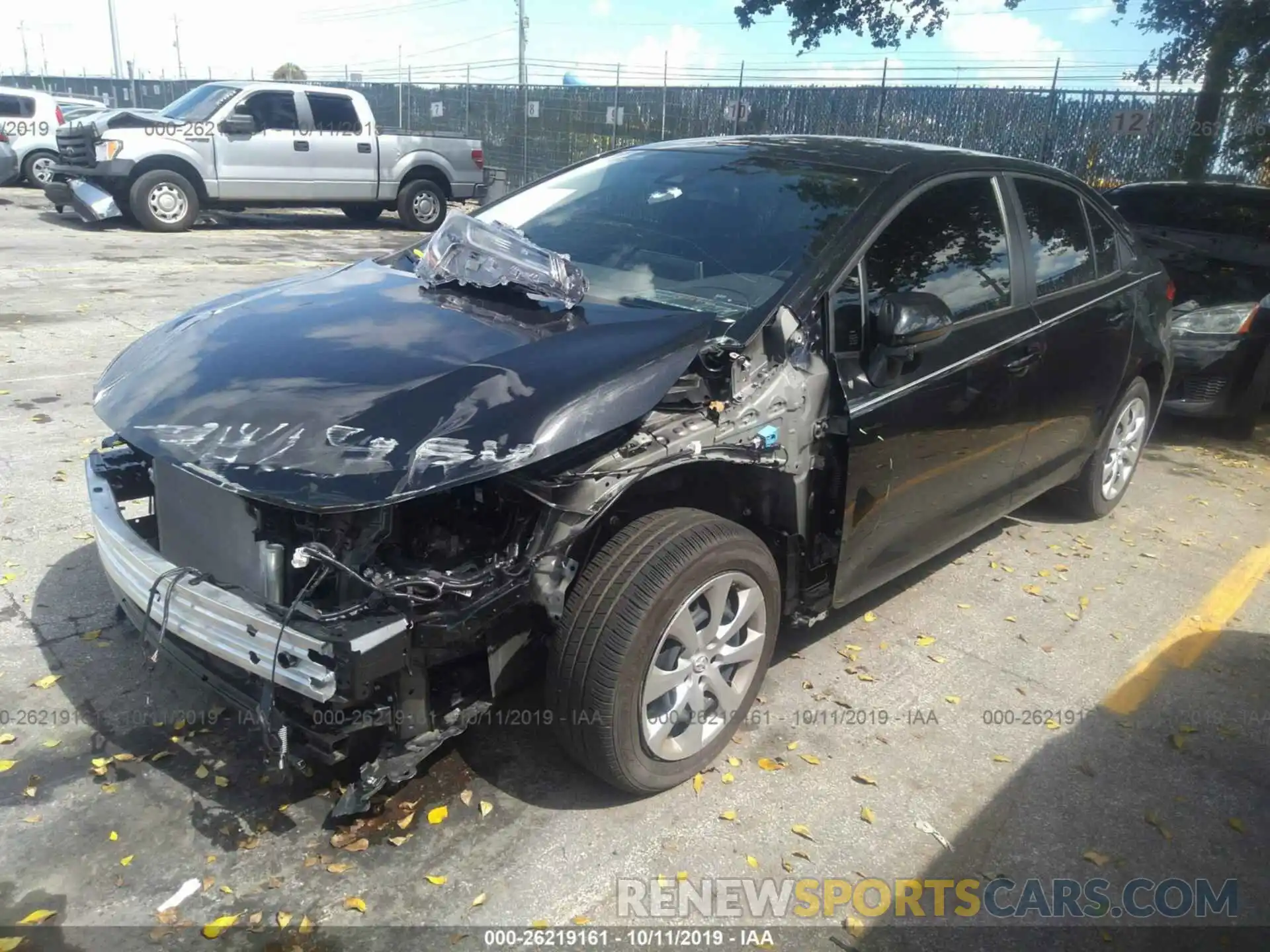 2 Photograph of a damaged car JTDEPRAEXLJ058437 TOYOTA COROLLA 2020