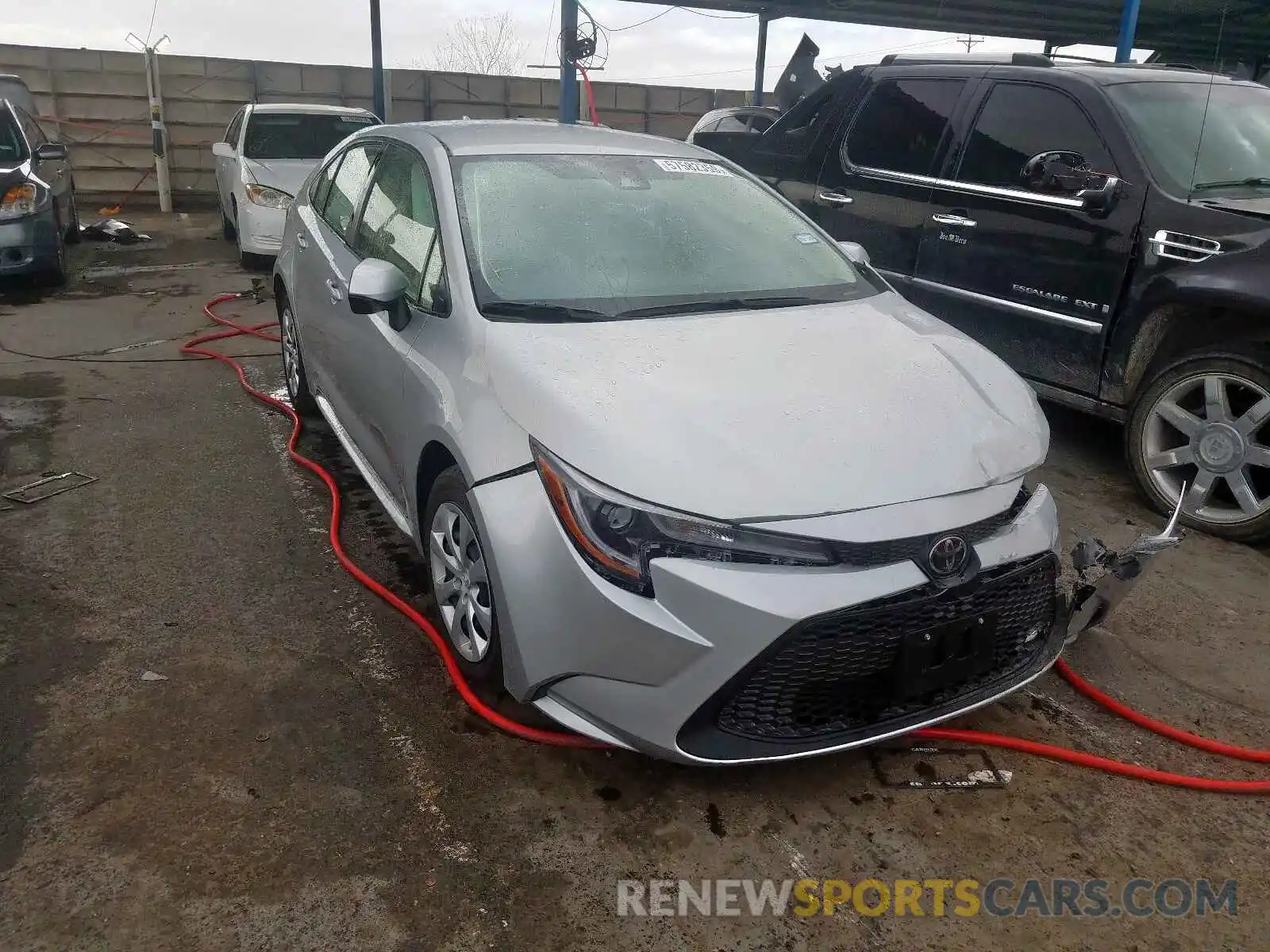 1 Photograph of a damaged car JTDEPRAEXLJ058647 TOYOTA COROLLA 2020