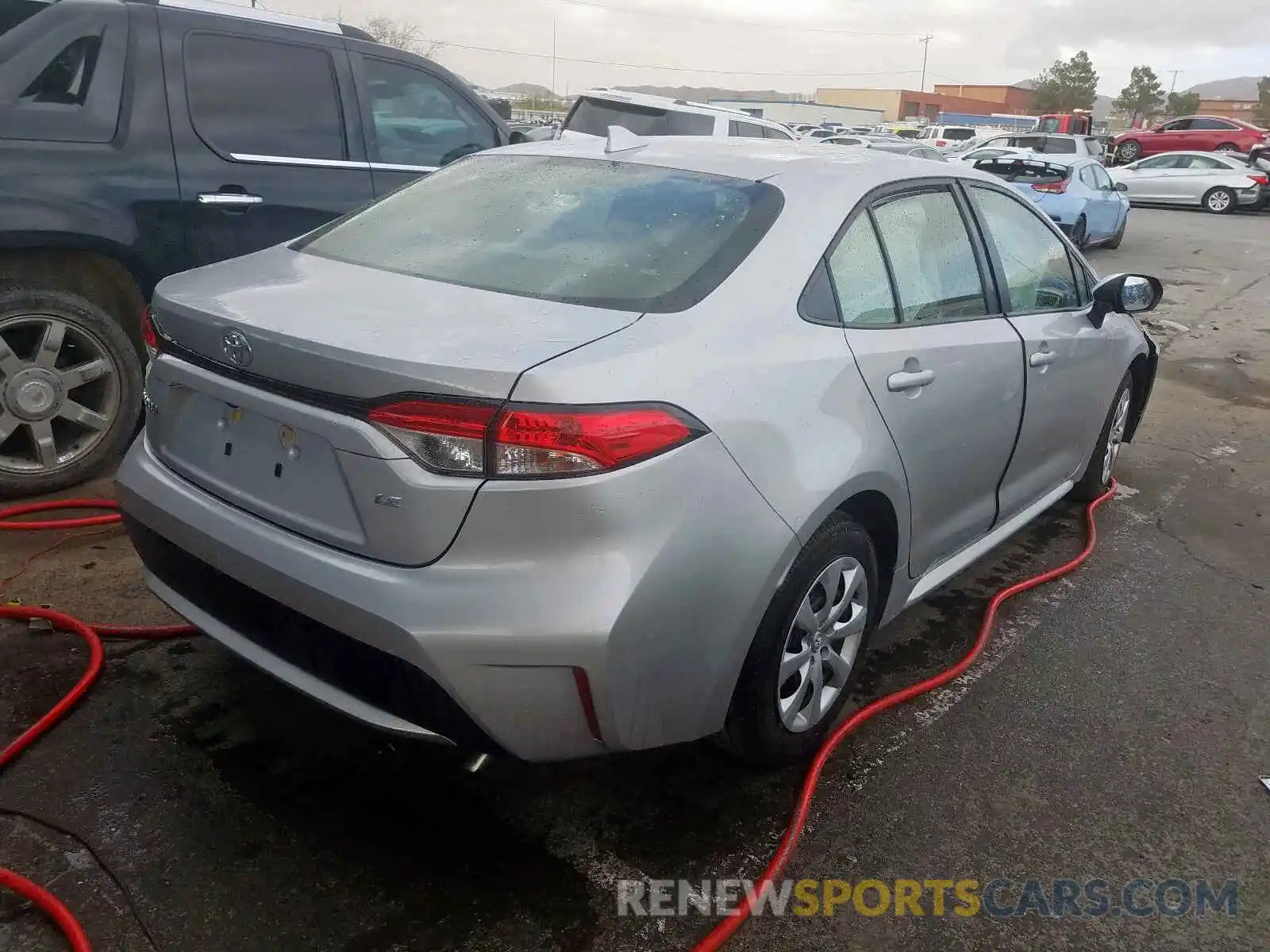 4 Photograph of a damaged car JTDEPRAEXLJ058647 TOYOTA COROLLA 2020