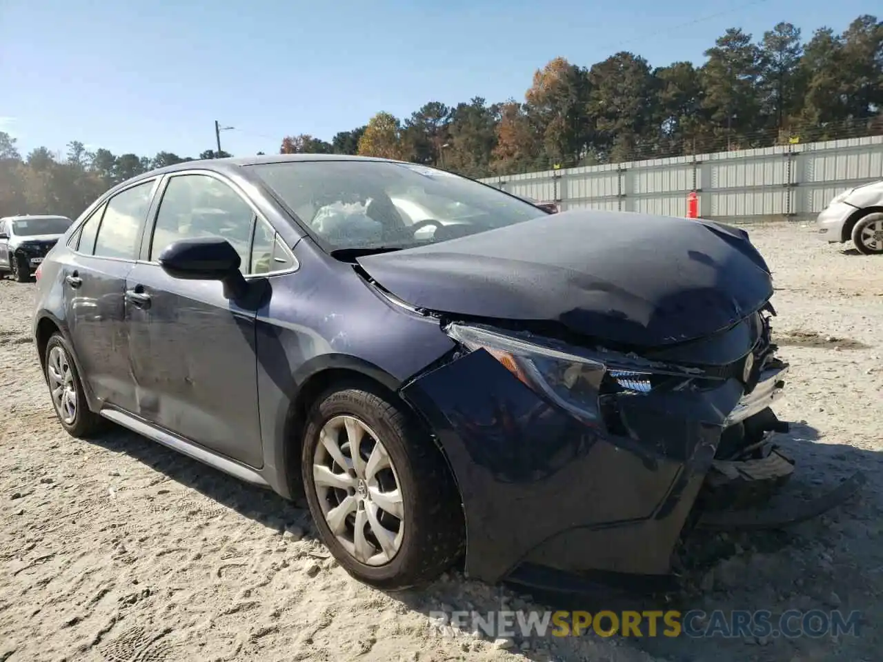 1 Photograph of a damaged car JTDEPRAEXLJ060060 TOYOTA COROLLA 2020