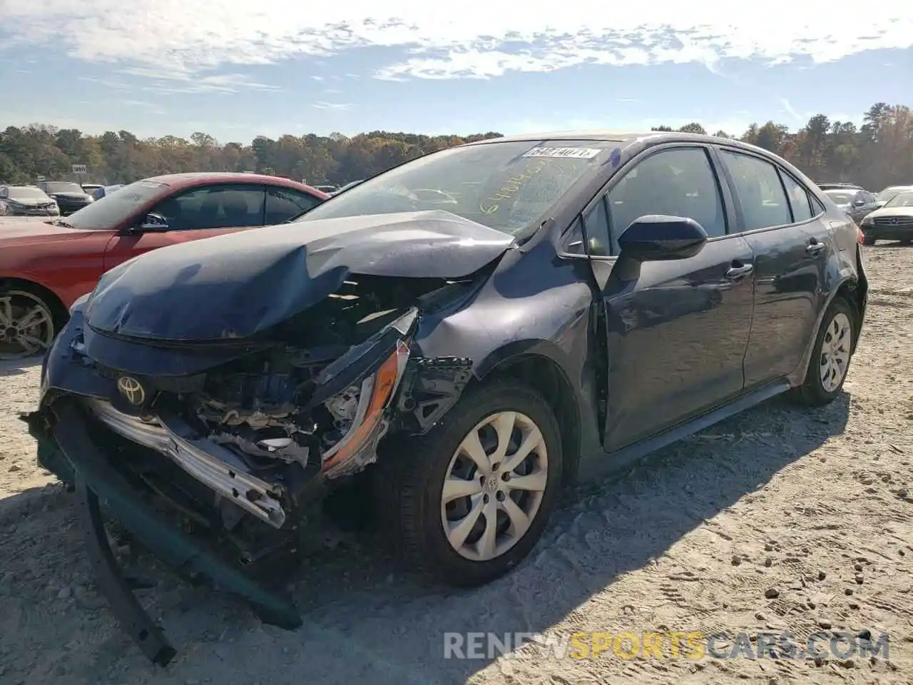 2 Photograph of a damaged car JTDEPRAEXLJ060060 TOYOTA COROLLA 2020