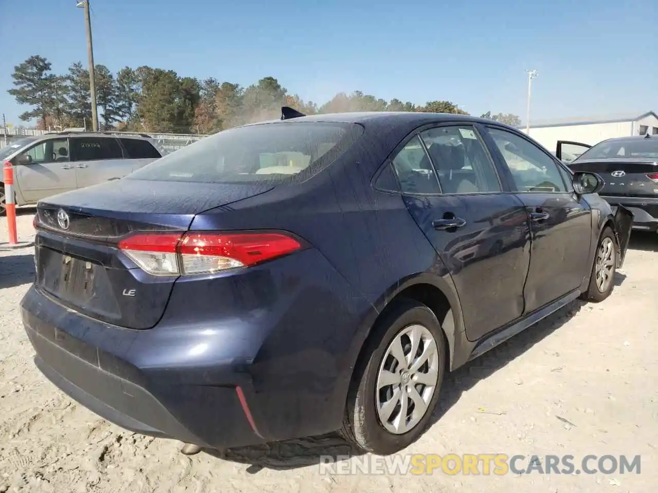 4 Photograph of a damaged car JTDEPRAEXLJ060060 TOYOTA COROLLA 2020