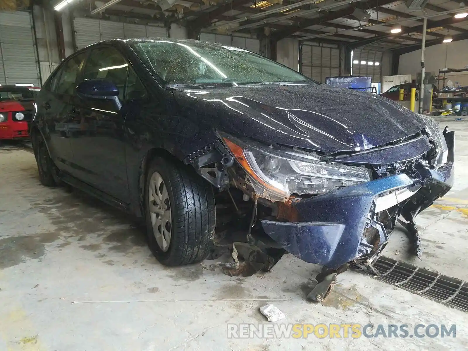 1 Photograph of a damaged car JTDEPRAEXLJ060298 TOYOTA COROLLA 2020