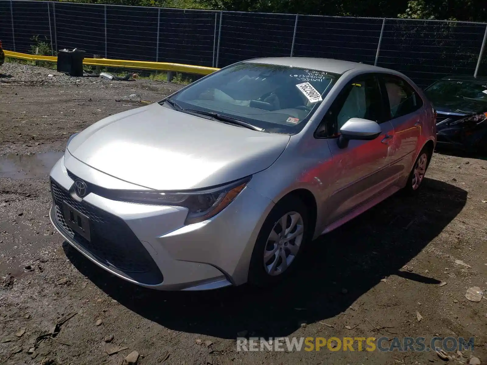 2 Photograph of a damaged car JTDEPRAEXLJ061063 TOYOTA COROLLA 2020