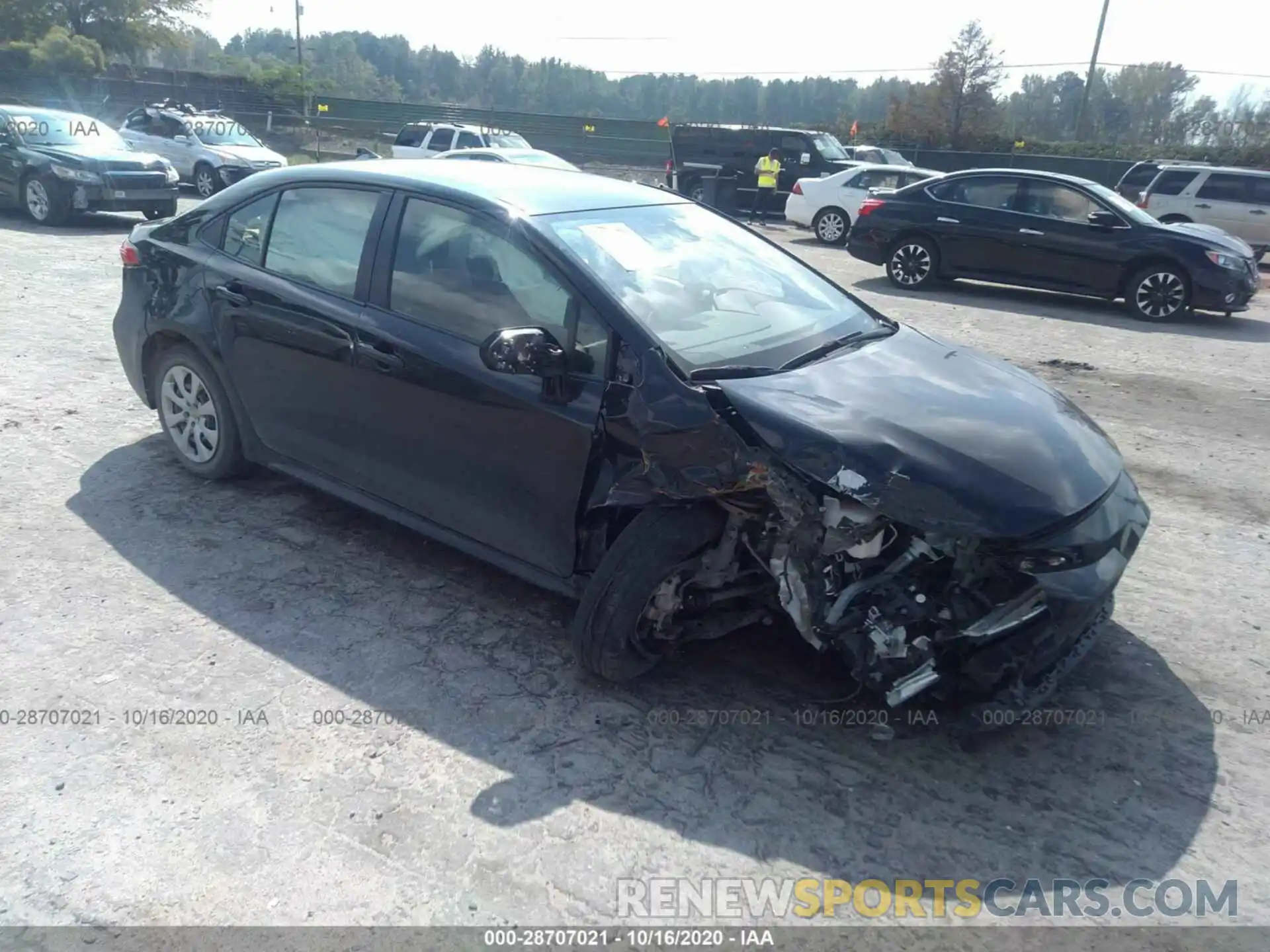 1 Photograph of a damaged car JTDEPRAEXLJ061449 TOYOTA COROLLA 2020