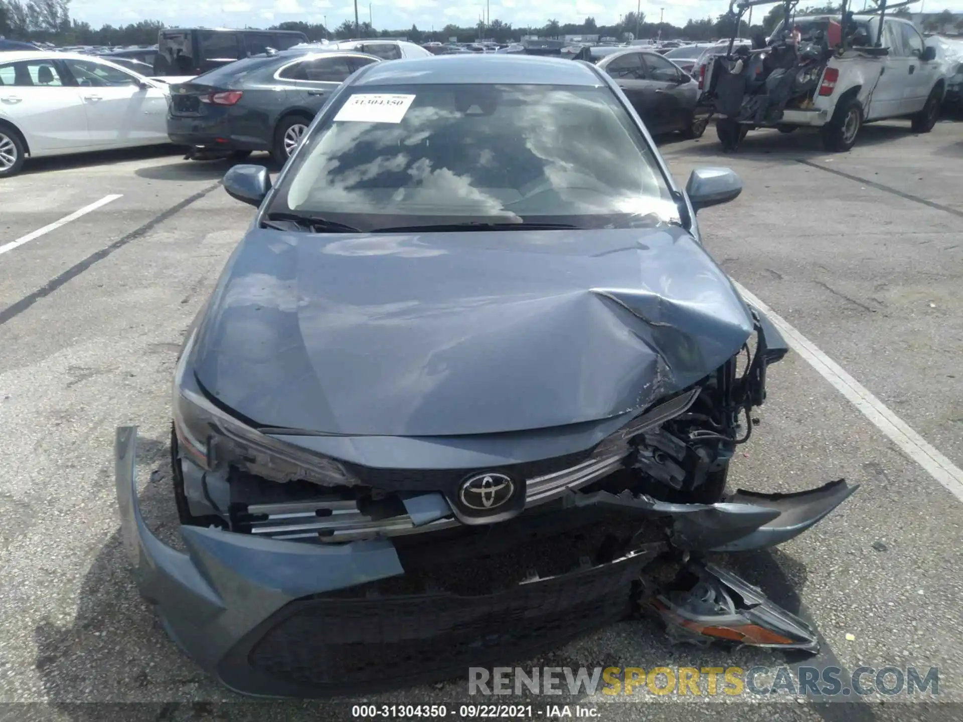 6 Photograph of a damaged car JTDEPRAEXLJ061886 TOYOTA COROLLA 2020