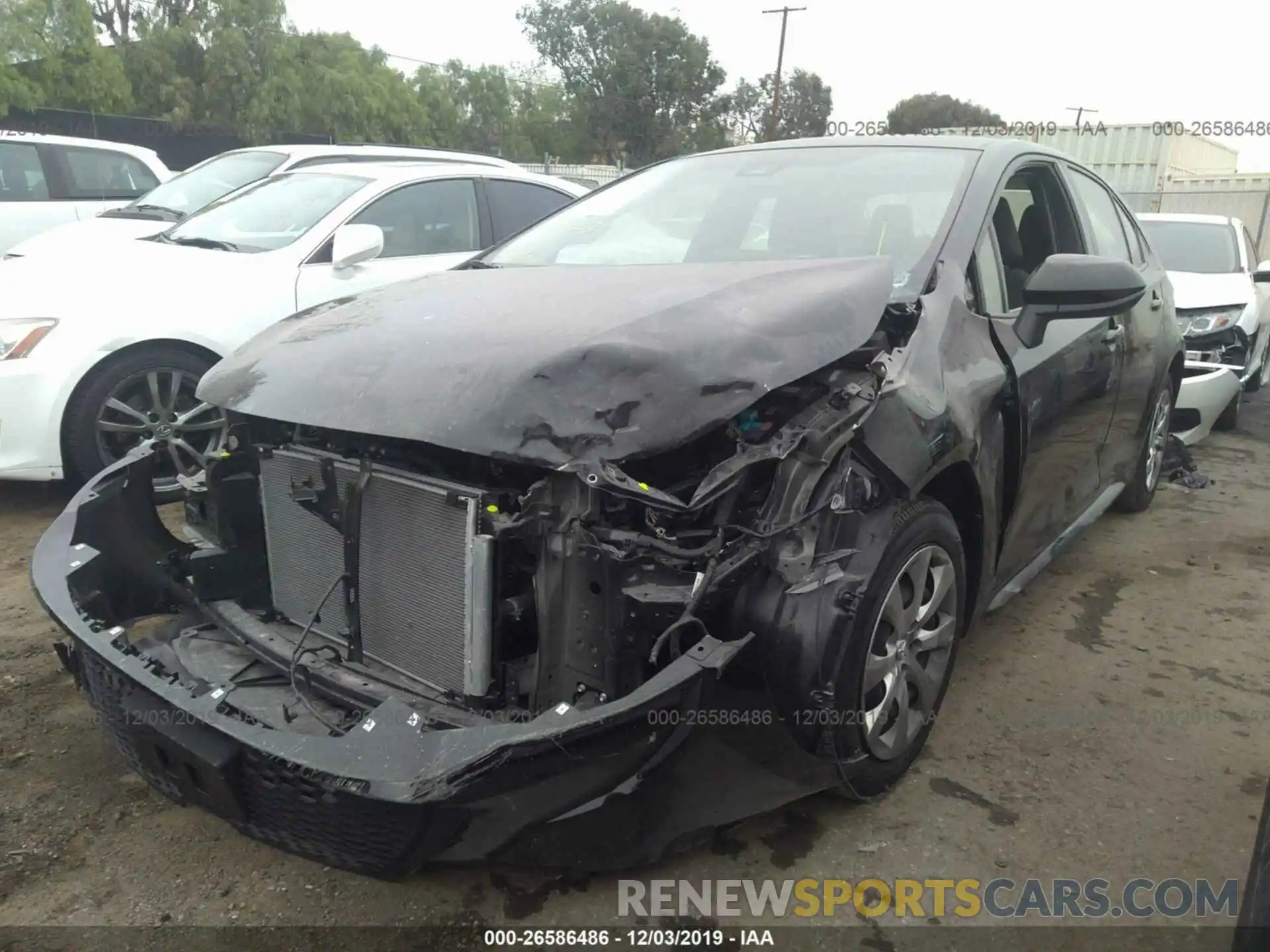 2 Photograph of a damaged car JTDEPRAEXLJ062620 TOYOTA COROLLA 2020