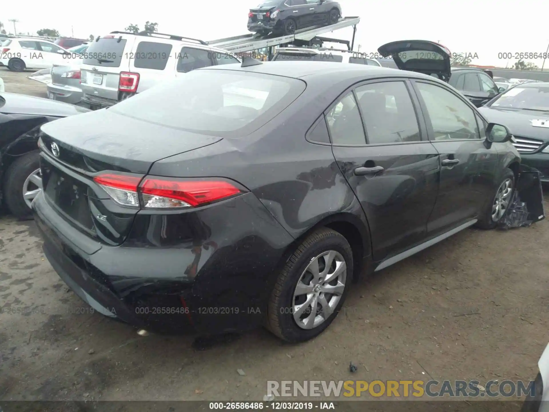 4 Photograph of a damaged car JTDEPRAEXLJ062620 TOYOTA COROLLA 2020