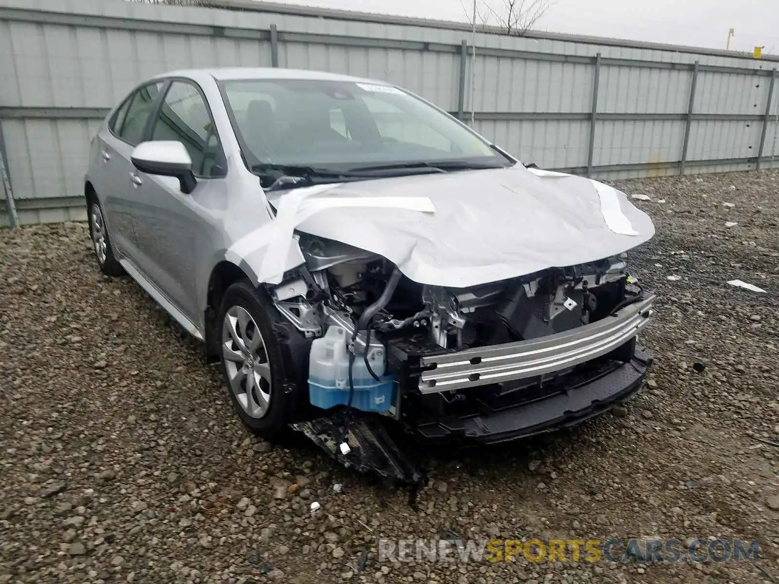 1 Photograph of a damaged car JTDEPRAEXLJ062827 TOYOTA COROLLA 2020