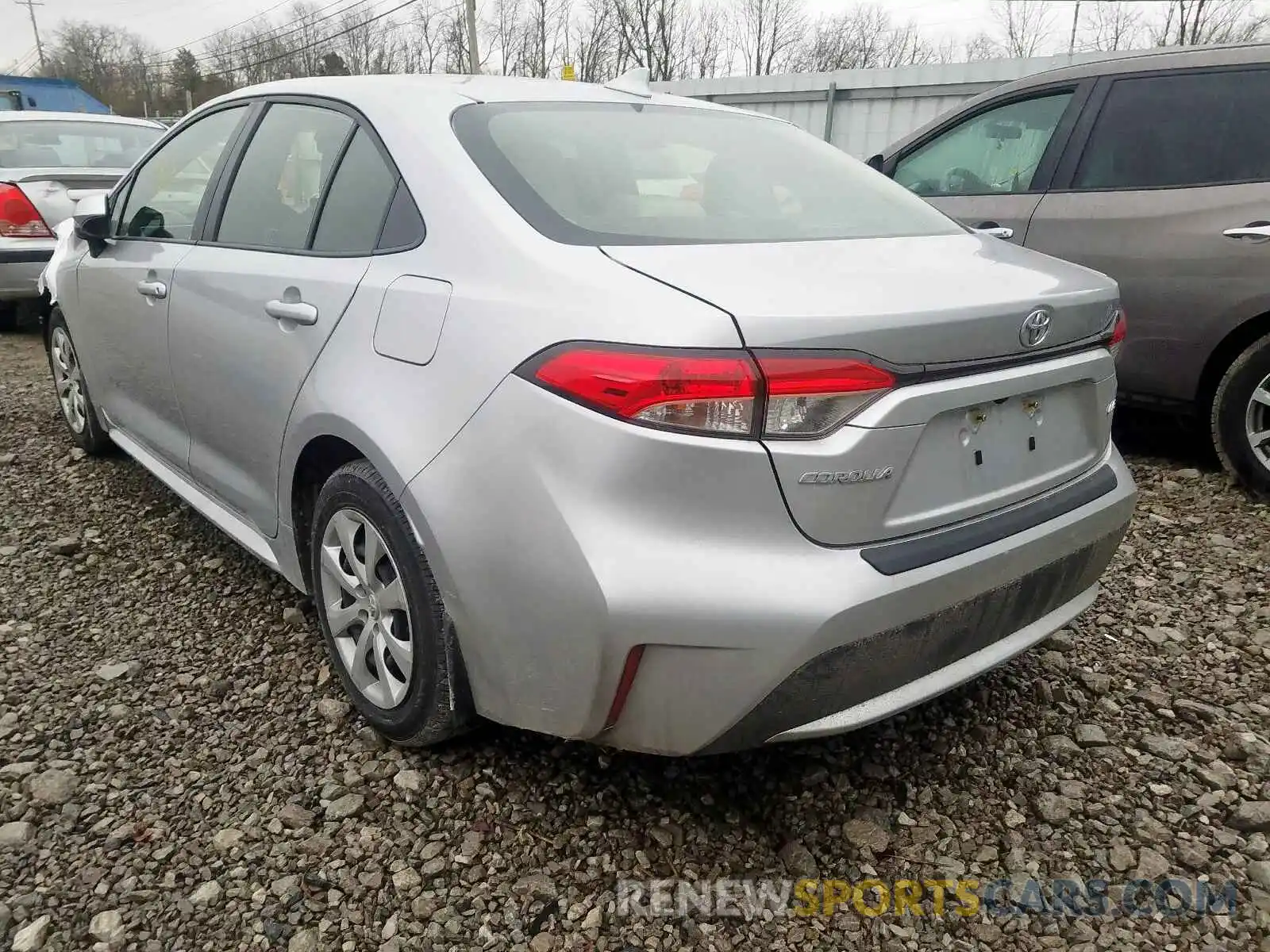 3 Photograph of a damaged car JTDEPRAEXLJ062827 TOYOTA COROLLA 2020