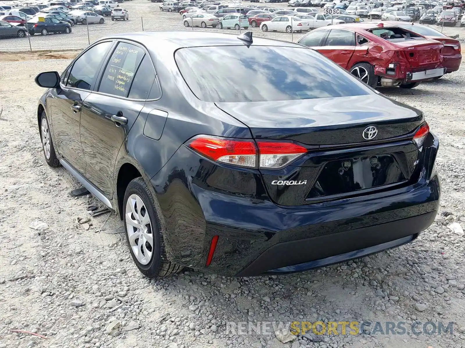 3 Photograph of a damaged car JTDEPRAEXLJ062844 TOYOTA COROLLA 2020