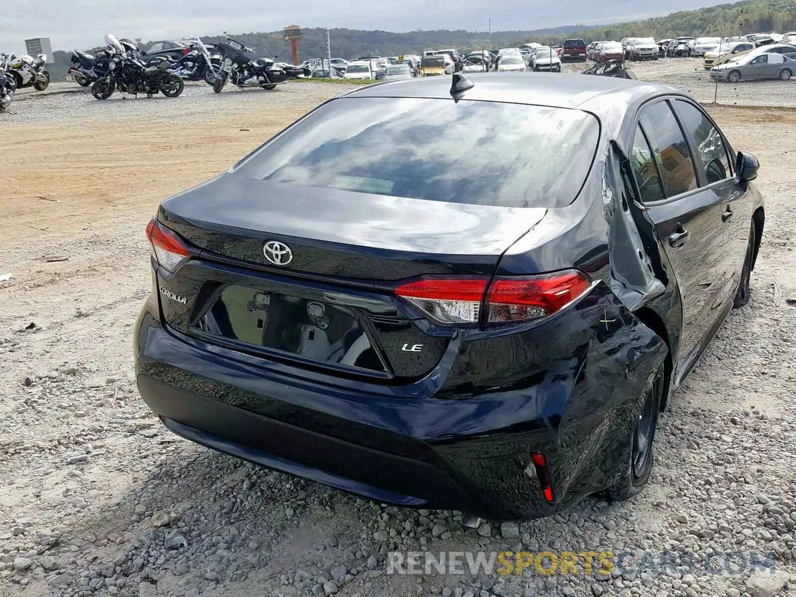 4 Photograph of a damaged car JTDEPRAEXLJ062844 TOYOTA COROLLA 2020